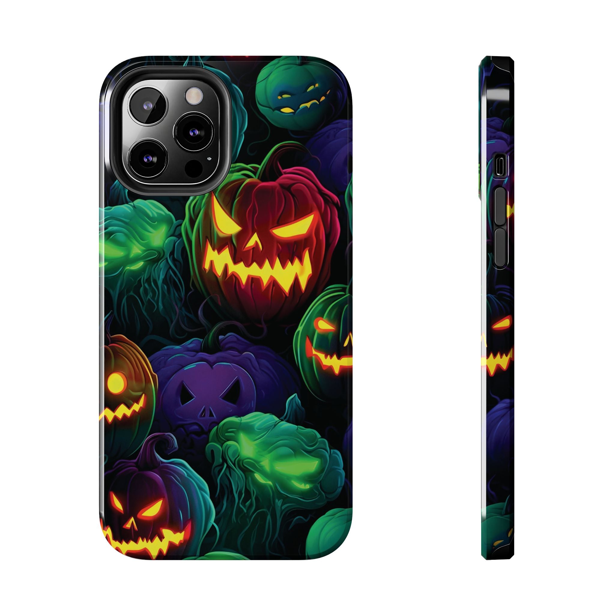 Halloween Pumpkin Phone Case, Spooky Fall Accessory, Tough Phone Cover, Halloween Gift, Pumpkin Decor