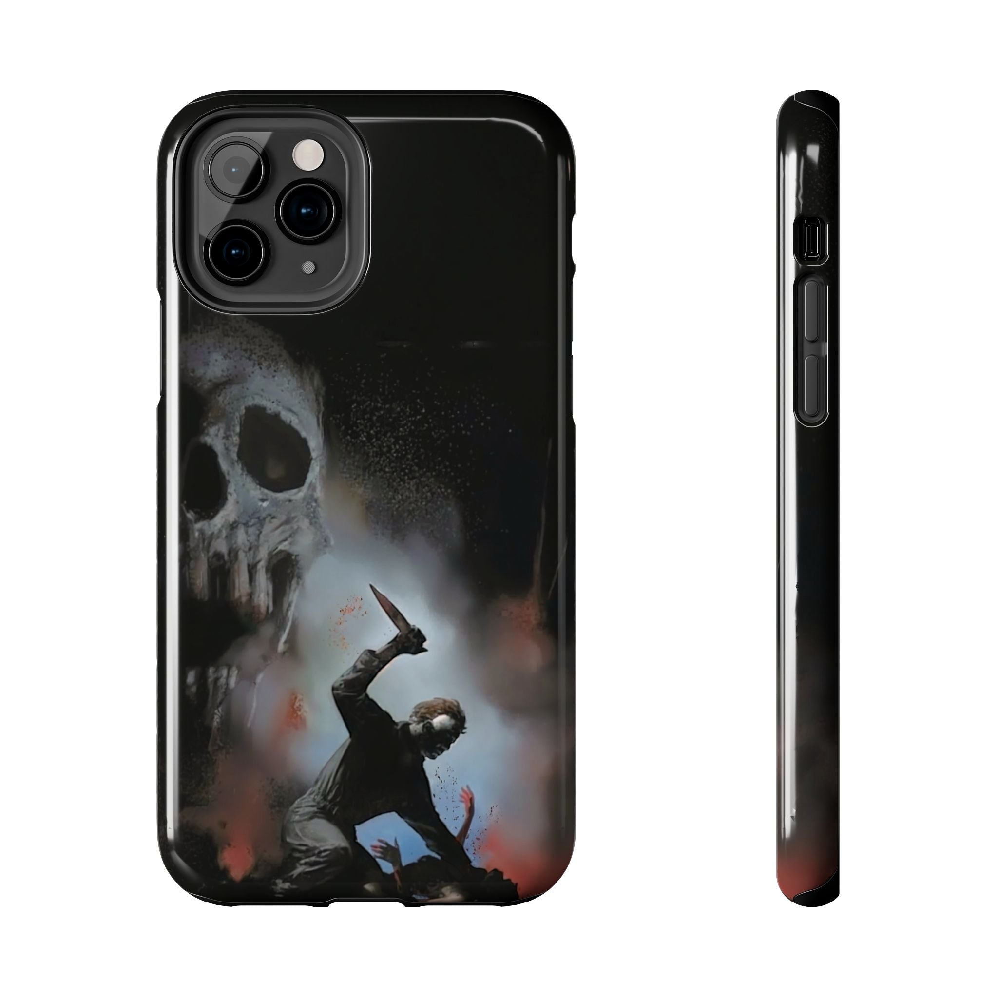 Gritty Horror Phone Cases for Fans, Tough Phone Cover, Unique Gift, Scary Design, Halloween Accessory, Movie Memorabilia
