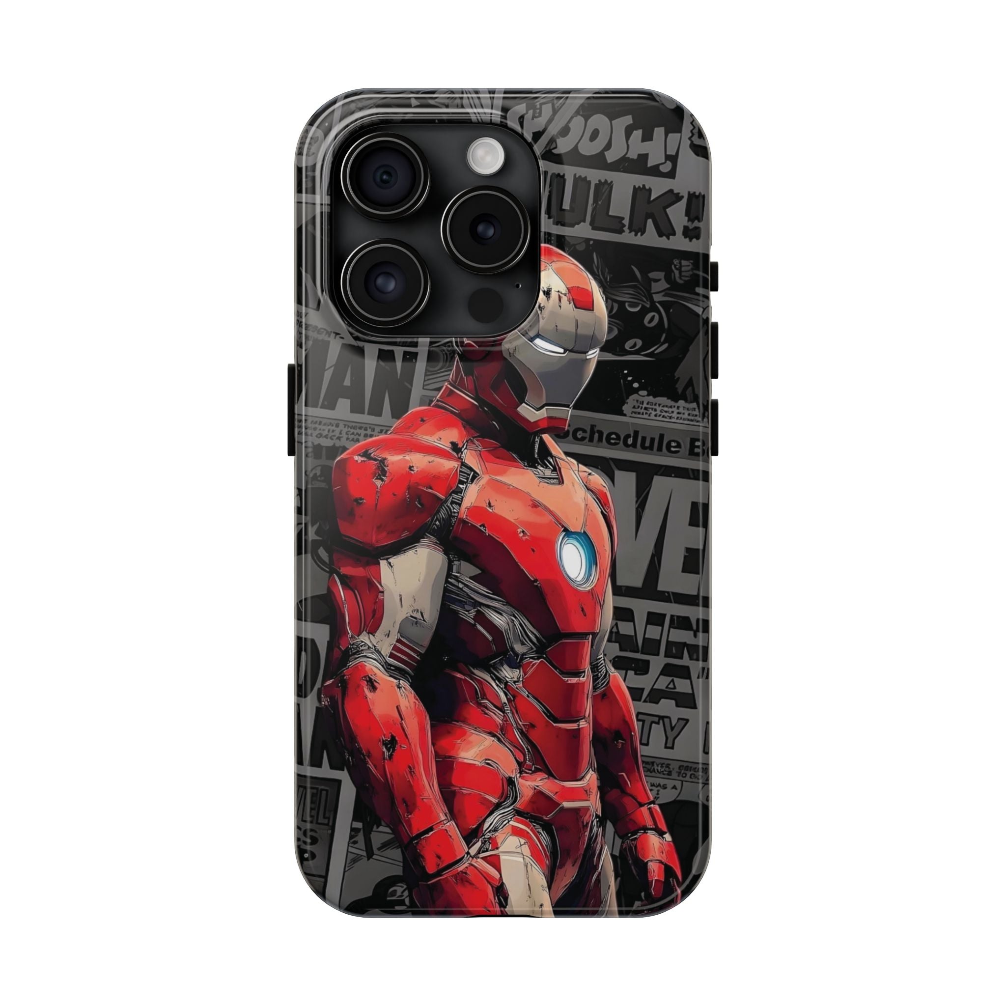 Iron Man Hero Tough Phone Cases - Durable, Stylish, Perfect for Marvel Fans, Geek Gifts, Comic Book Lovers, Unique Accessories