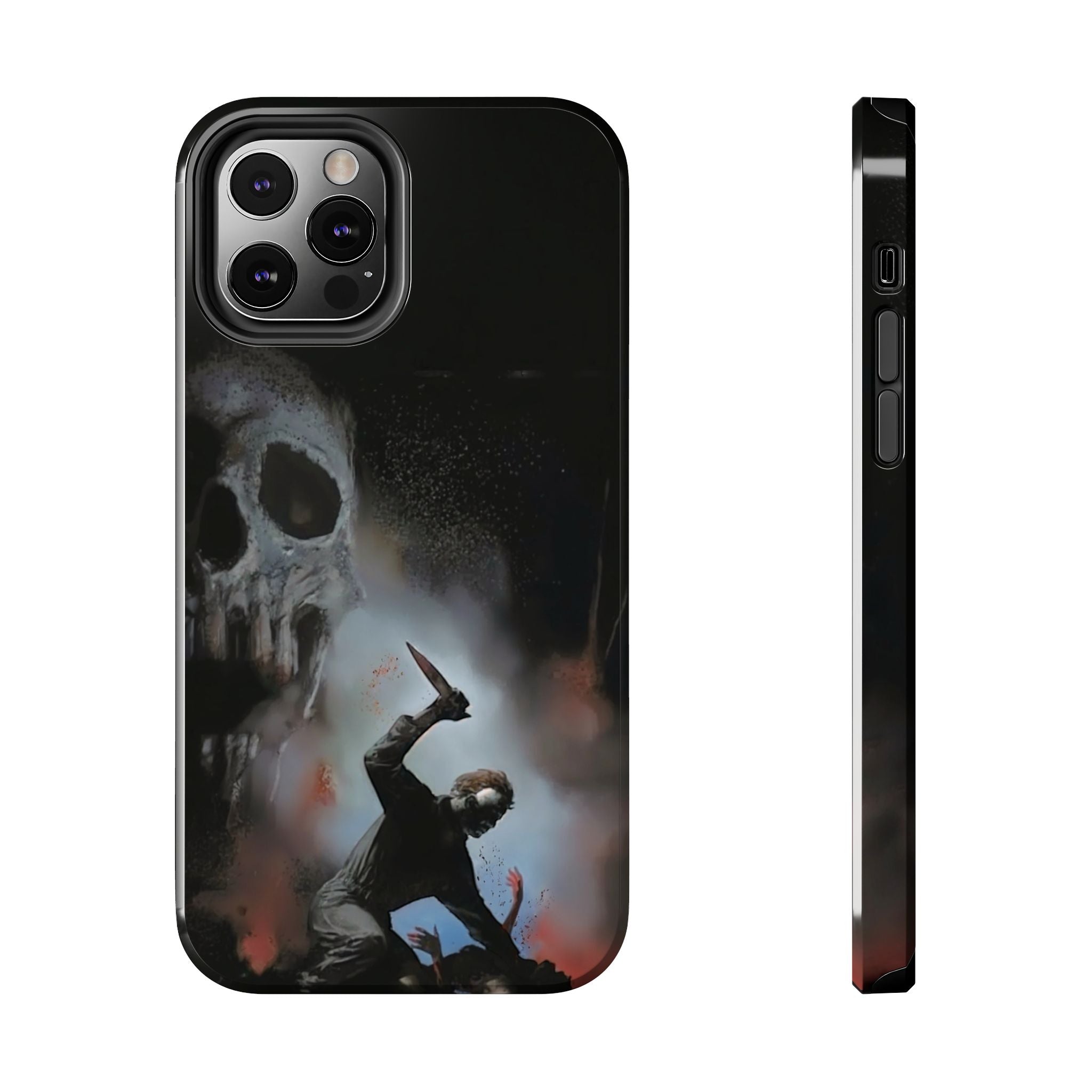 Gritty Horror Phone Cases for Fans, Tough Phone Cover, Unique Gift, Scary Design, Halloween Accessory, Movie Memorabilia