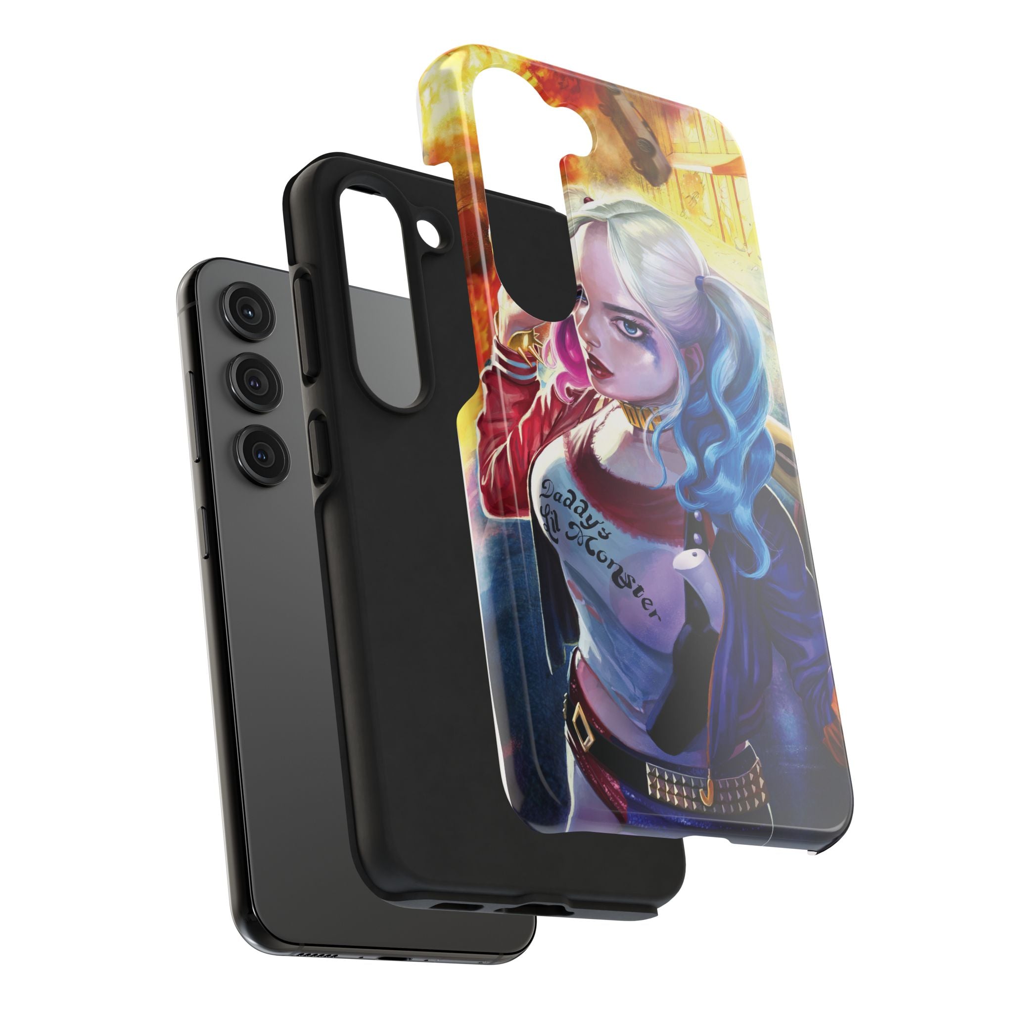 Harley Quinn Tough Phone Cases, Stylish Phone Protector for Women, Anime Style Mobile Cover, Unique Gift for Gamers, Pop Culture Accessories