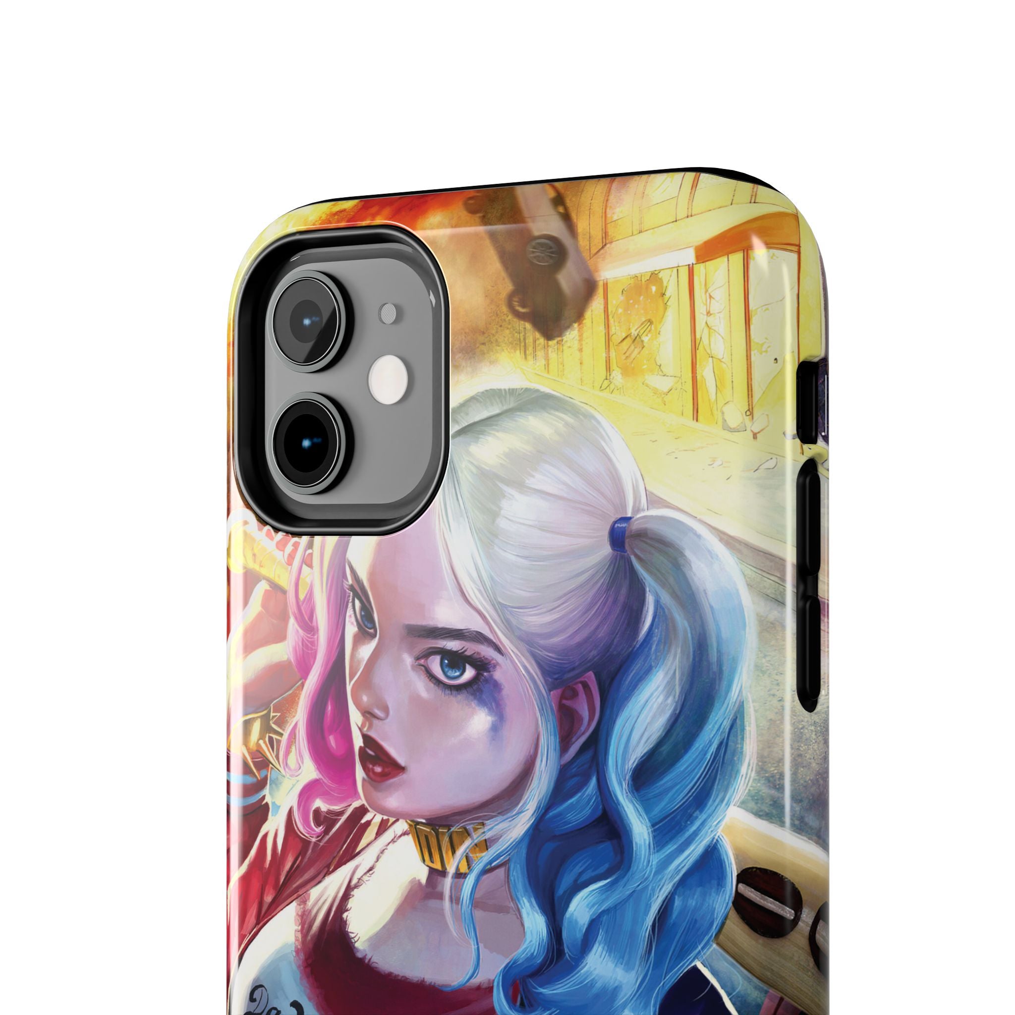 Harley Quinn Tough Phone Cases, Stylish Phone Protector for Women, Anime Style Mobile Cover, Unique Gift for Gamers, Pop Culture Accessories