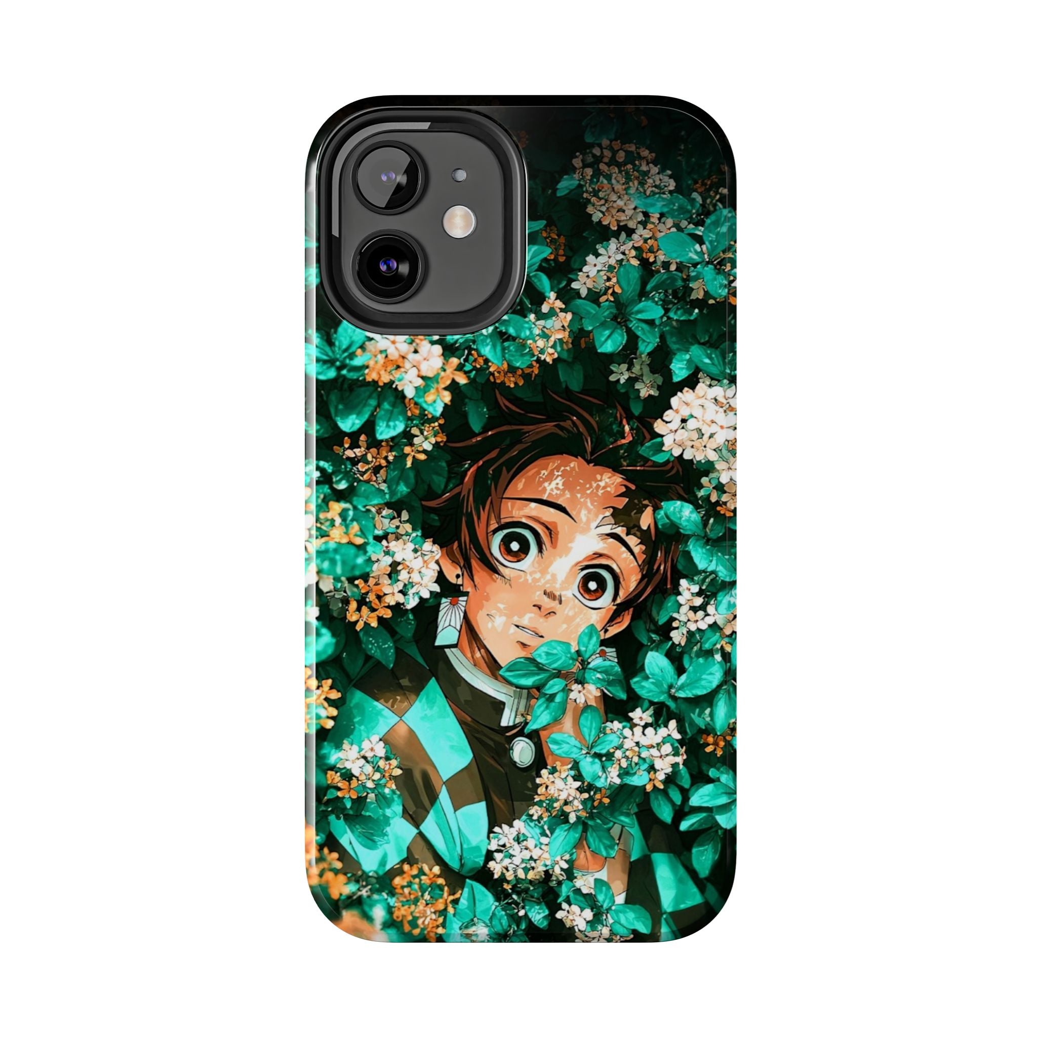 Floral Fantasy Tough Phone Cases | Trendy Phone Cover | Unique Gift for Nature Lovers | Durable Protection | Anime-Inspired Design