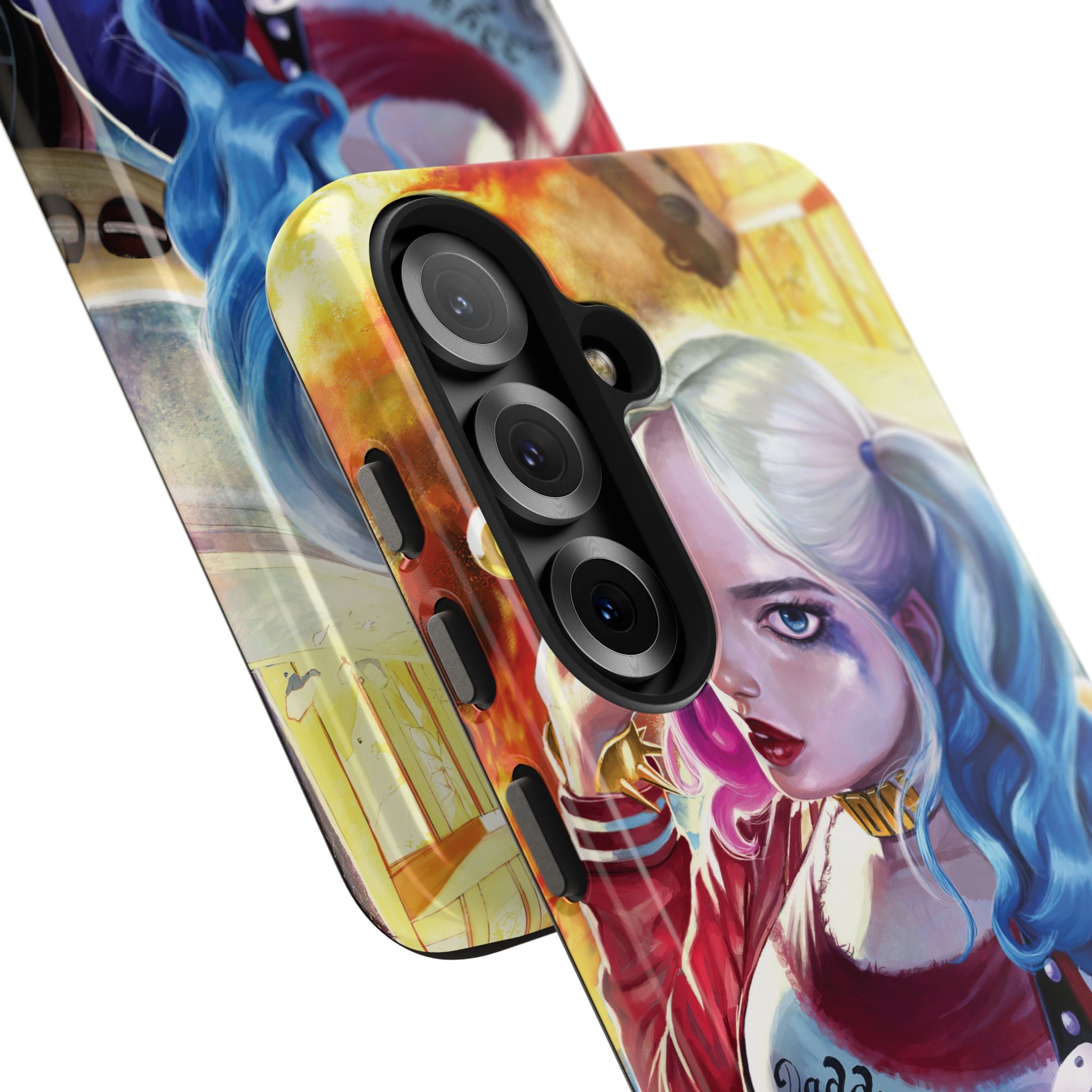 Harley Quinn Tough Phone Cases, Stylish Phone Protector for Women, Anime Style Mobile Cover, Unique Gift for Gamers, Pop Culture Accessories