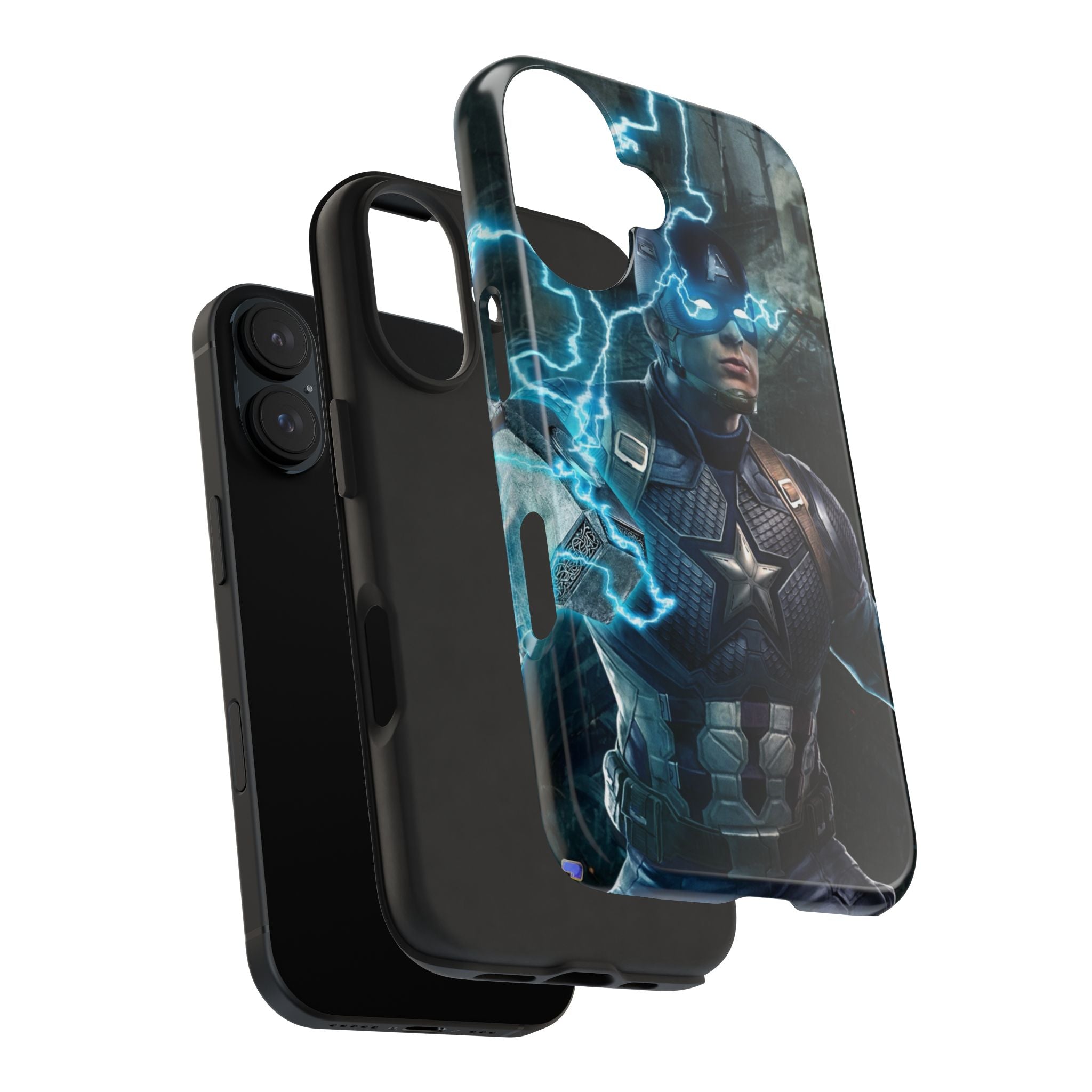 Captain America Superhero Tough Phone Cases, Hero Phone Cover, Gift for Gamers, Superhero Accessory, Durable Phone Case for Every Occasion