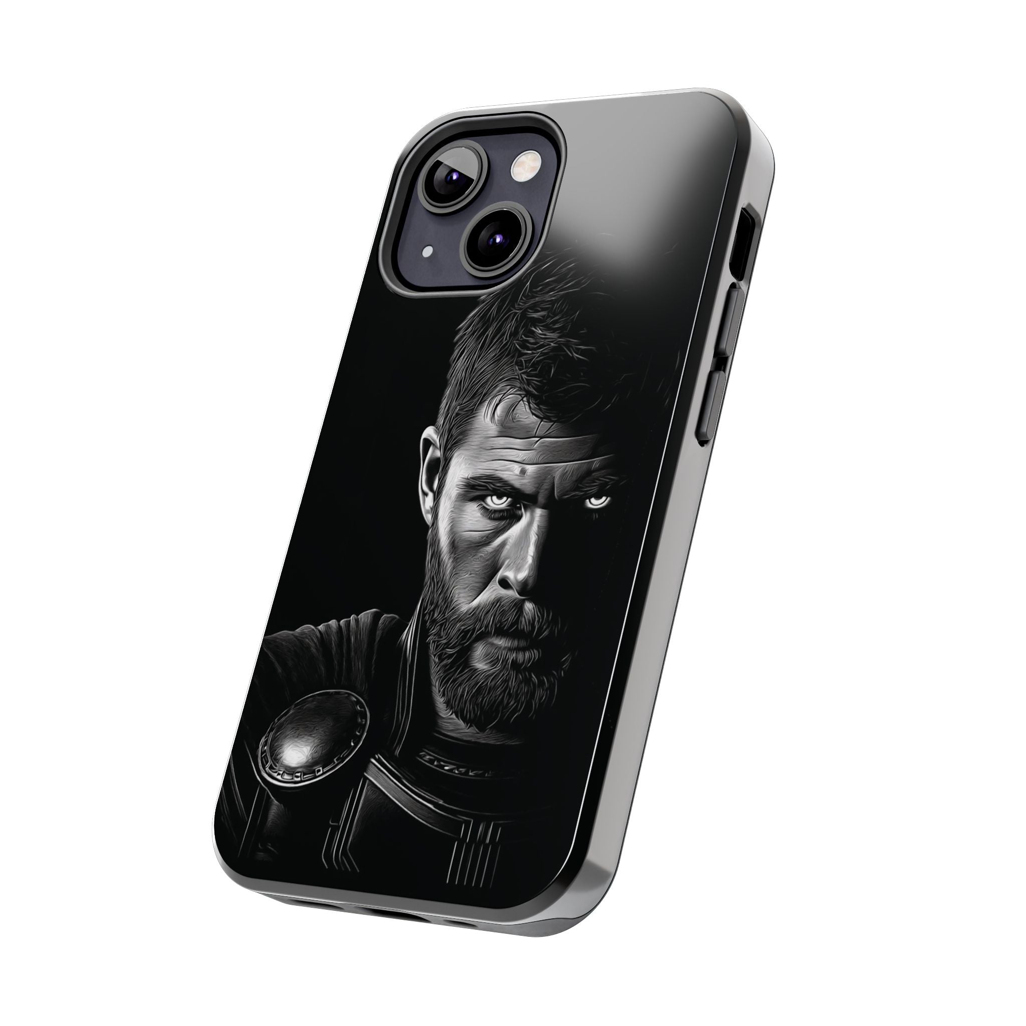 Tough Phone Cases featuring Warrior Design, Rugged Protector, Gift for Adventurers, Customizable Case, Durable Phone Cover