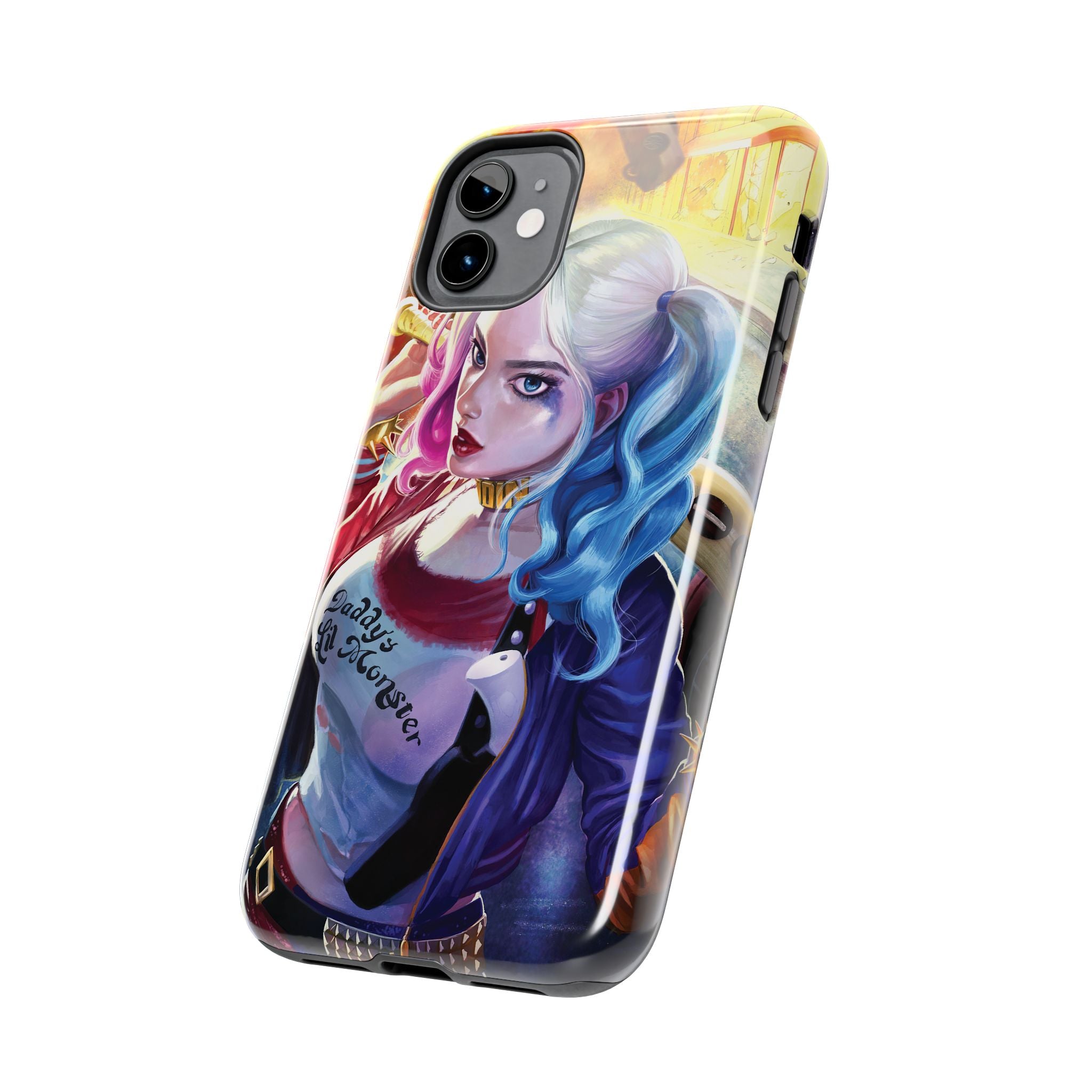 Harley Quinn Tough Phone Cases, Stylish Phone Protector for Women, Anime Style Mobile Cover, Unique Gift for Gamers, Pop Culture Accessories