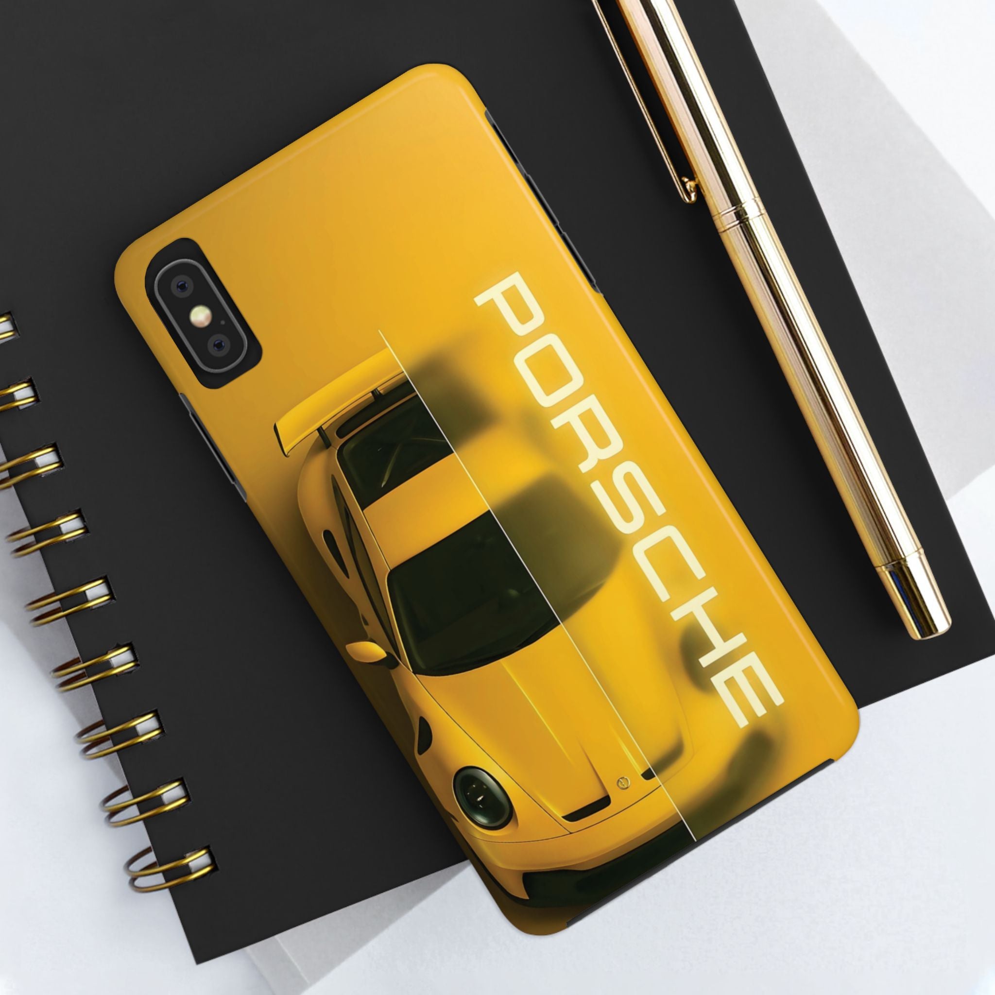 Stylish Car Lover's Phone Case, Durable Tough Phone Case, Gift for Car Enthusiasts, Porsche Design Case, Unique Auto Accessory