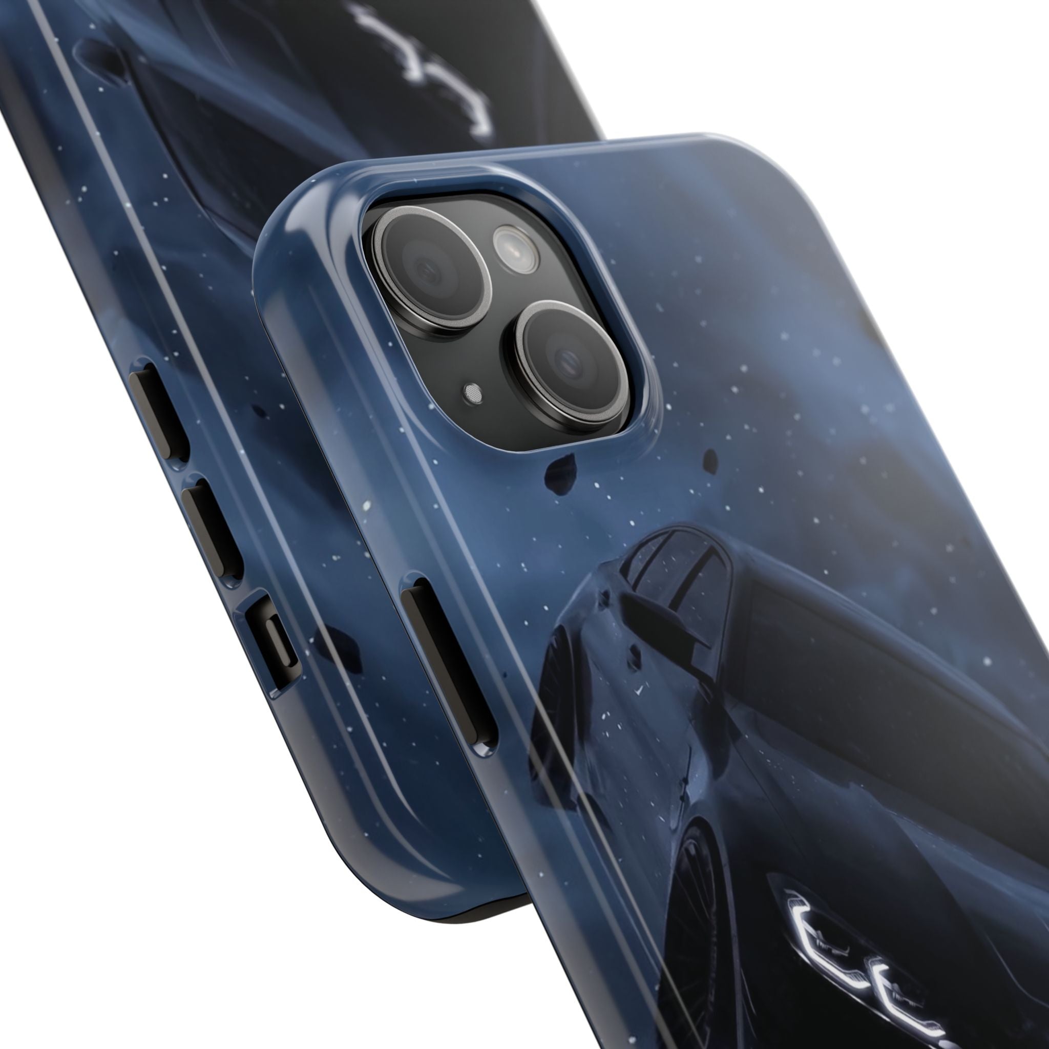 Car Enthusiast Phone Case | Tough Phone Cases, Car Lover Gift, Durable Cover, Automotive Accessories, Black Car Design
