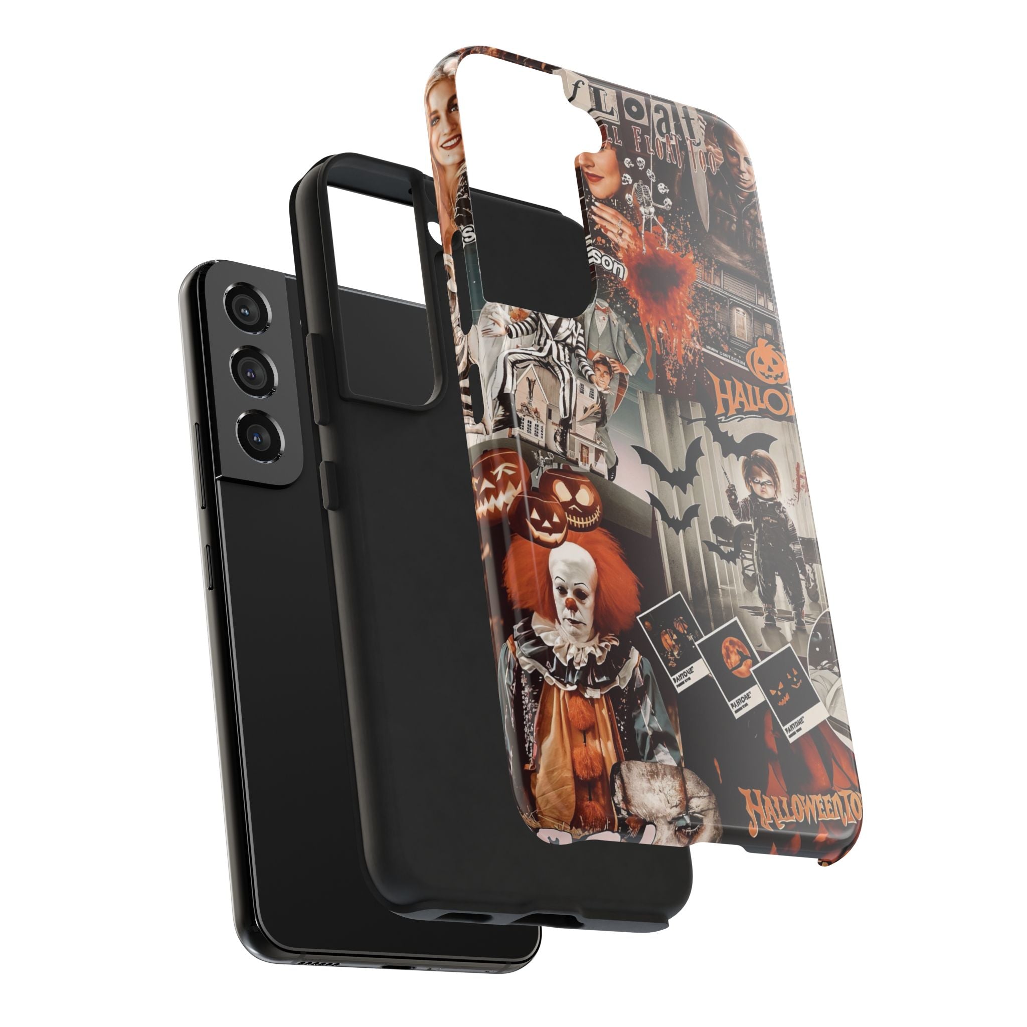 Halloween Phone Cases, Spooky Decor, Fall Celebration, Gift for Horror Fans, Trick or Treat Essentials