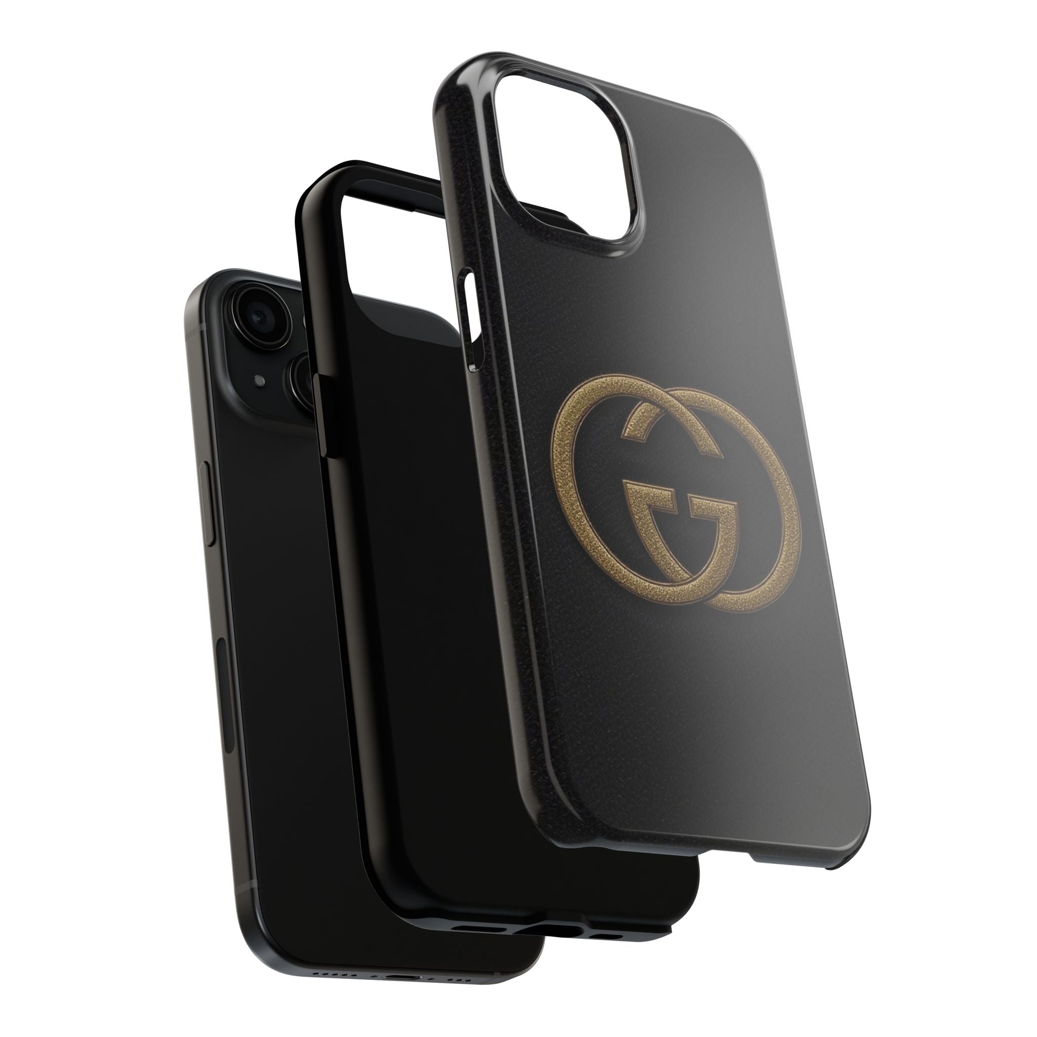 Stylish Tough Phone Cases with Elegant Logo, Durable Protection, Fashion Accessory, Smartphone Cases, Gift for Her or Him
