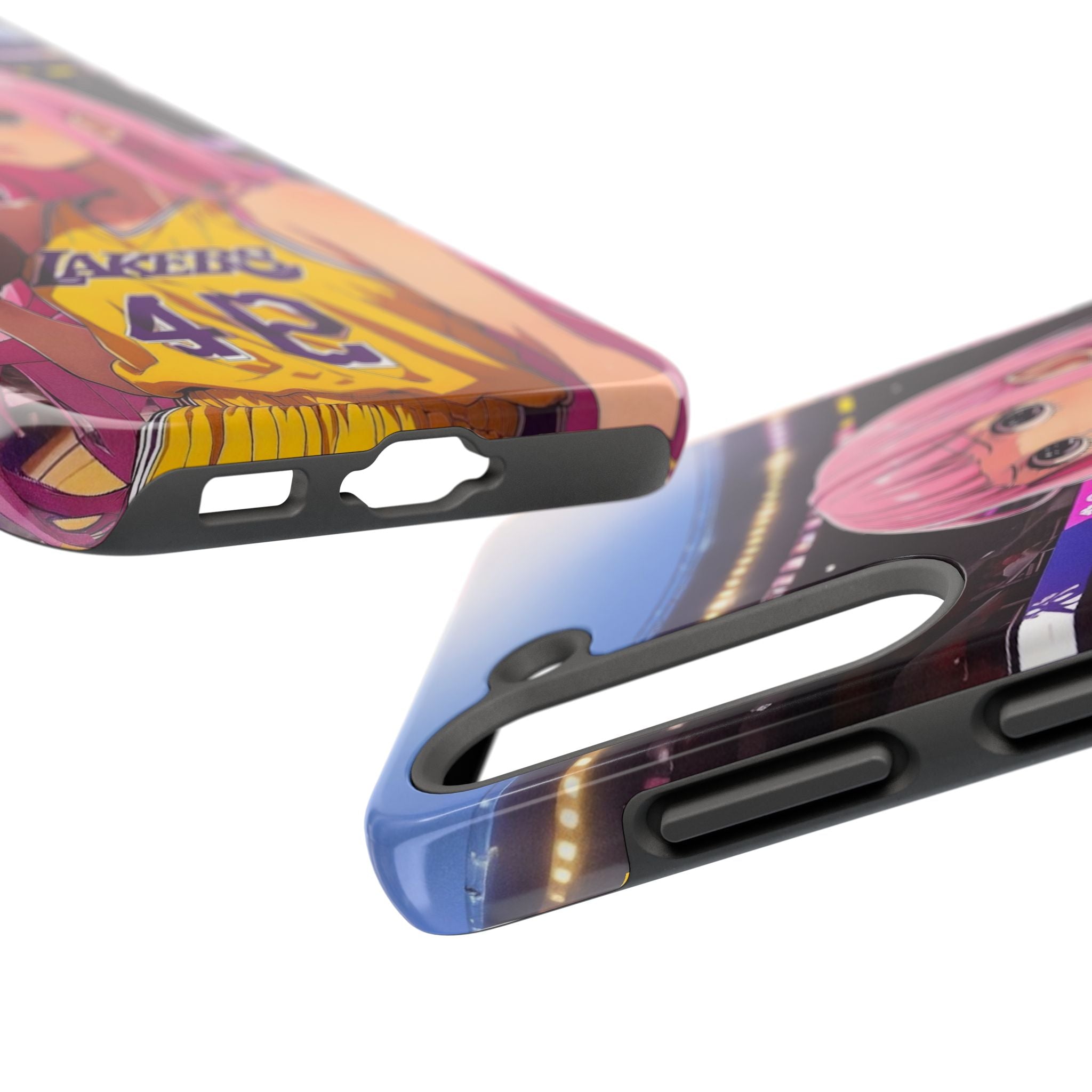 Sporty Anime Phone Cases - Tough Protection, Unique Basketball Design, Gift for Fans, Durable Soft Case, Perfect for Sports Lovers