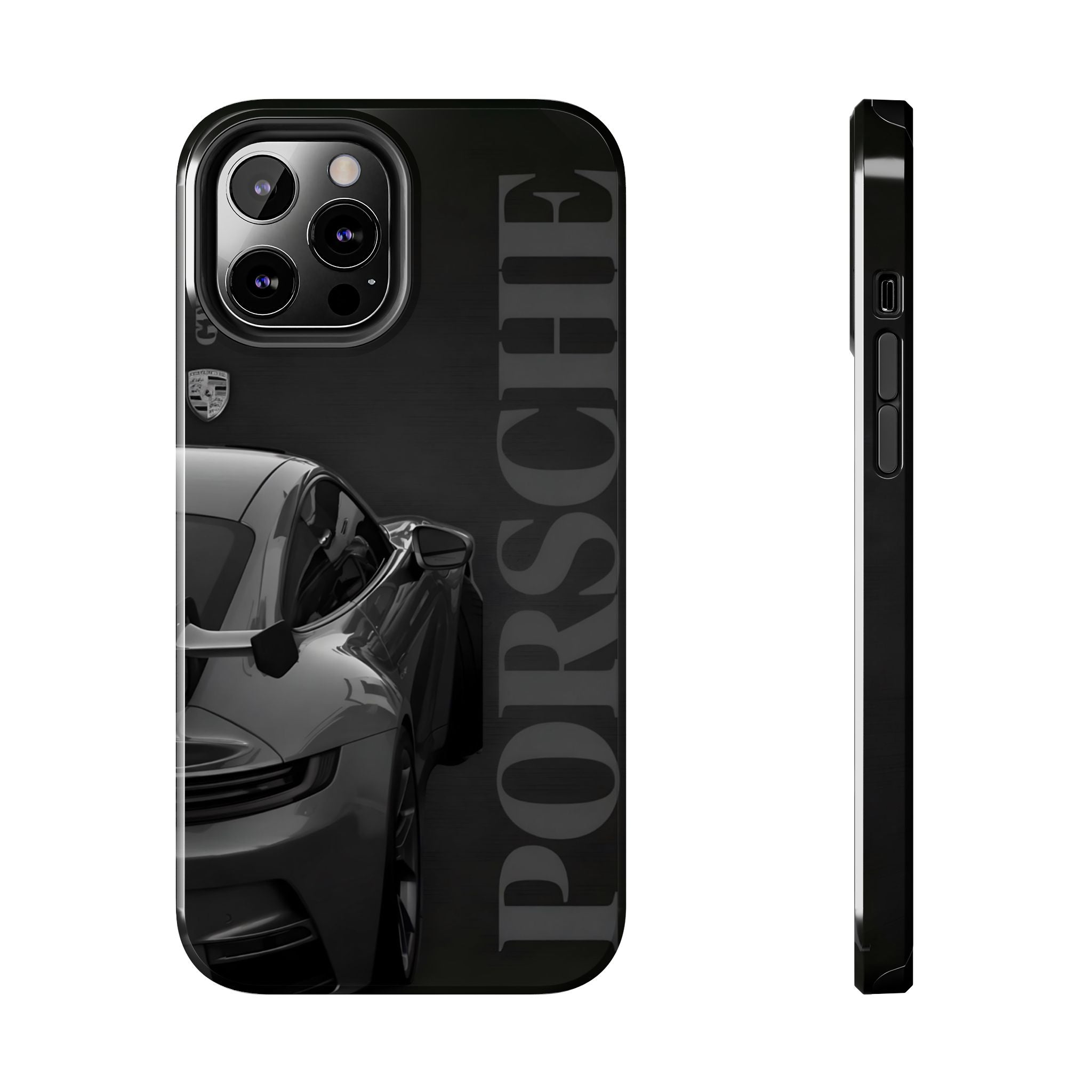 Sleek Automotive Phone Cases for Car Lovers, Stylish Protective Case, Porsche-Inspired Design, Gifts for Him, Unique Accessories