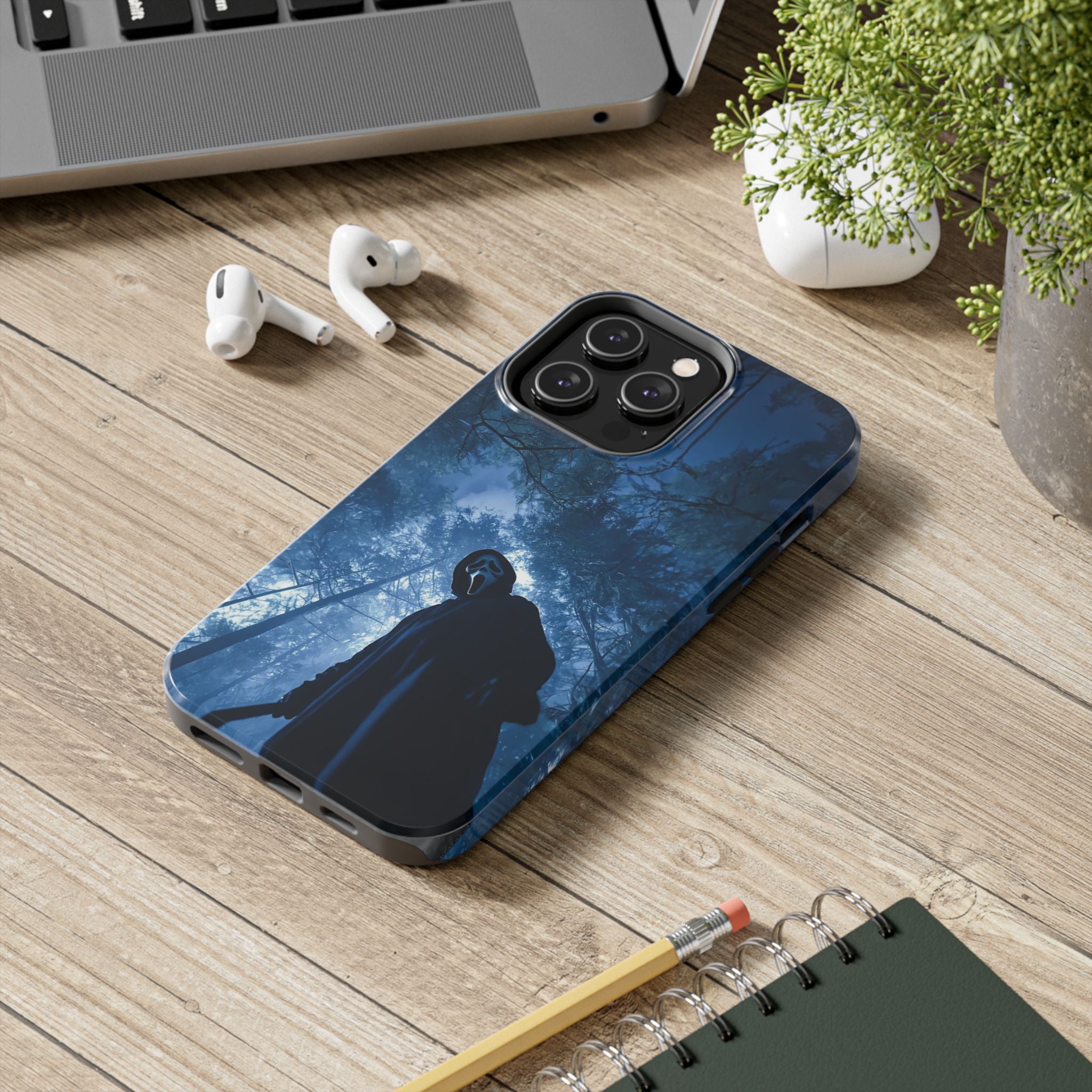 Spooky Forest Phone Cases – Creepy Horror Design for Halloween, Unique Gift, Dark Aesthetic Accessories, Tough Protection Covers