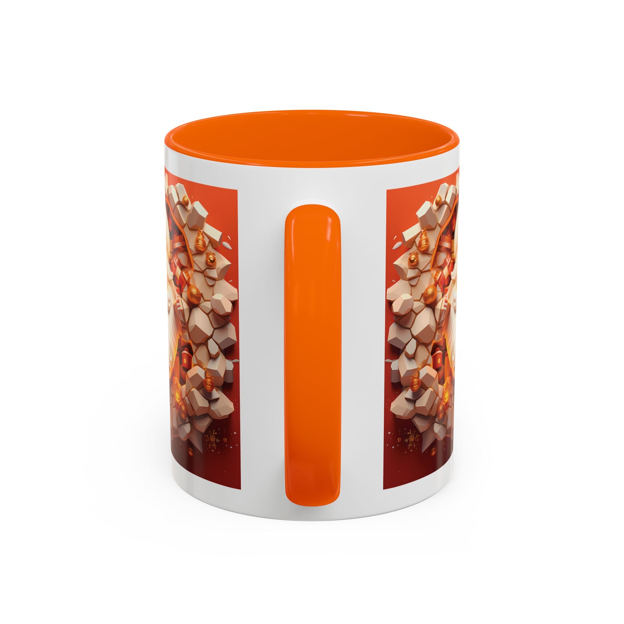 Cheerful Santa Accent Coffee Mug - Perfect for Xmas, Holiday Gifts, Cozy Mornings, Festive Decor, Coffee Lovers