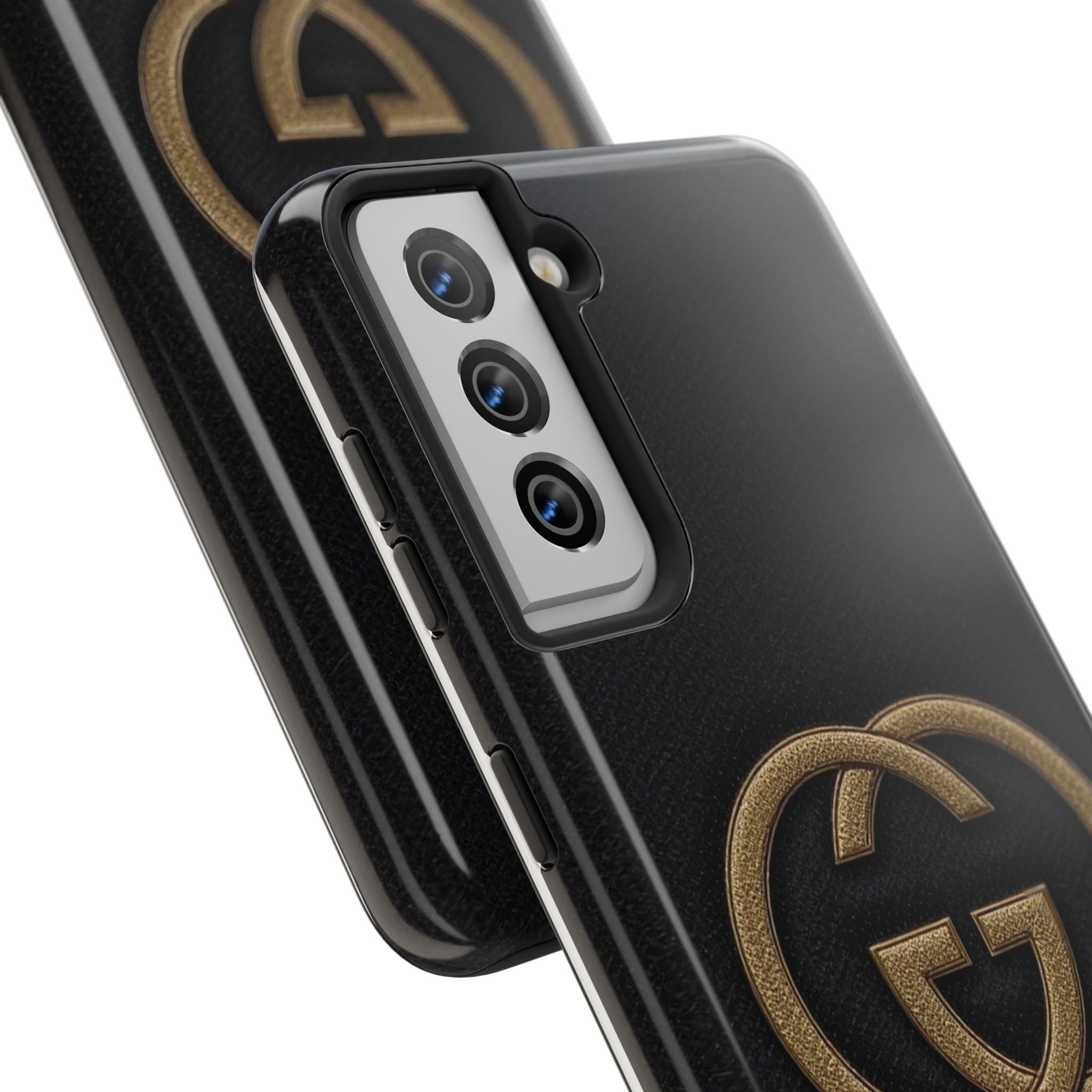 Stylish Tough Phone Cases with Elegant Logo, Durable Protection, Fashion Accessory, Smartphone Cases, Gift for Her or Him