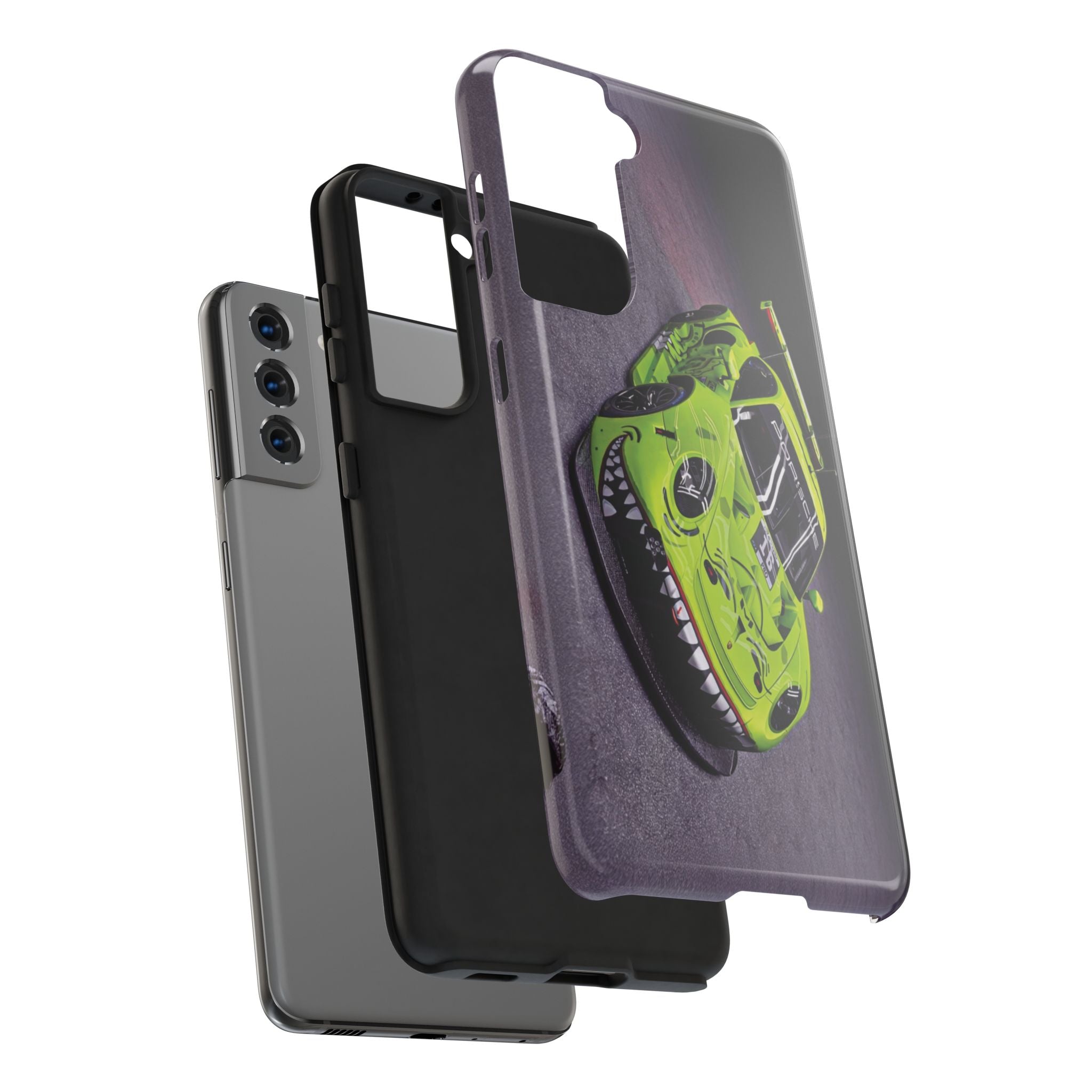 Vibrant Racing Phone Cases, Tough Car Protection, Gift for Car Lovers, Personalized Auto-Themed Accessories, Unique Tech Gifts