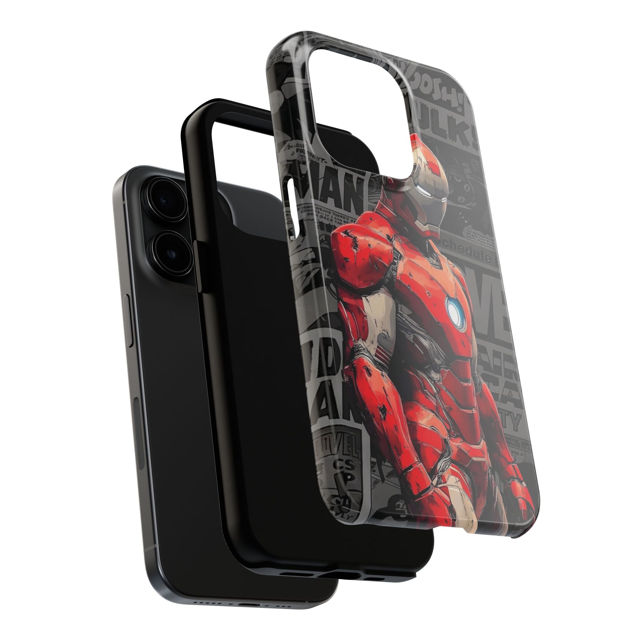 Iron Man Hero Tough Phone Cases - Durable, Stylish, Perfect for Marvel Fans, Geek Gifts, Comic Book Lovers, Unique Accessories