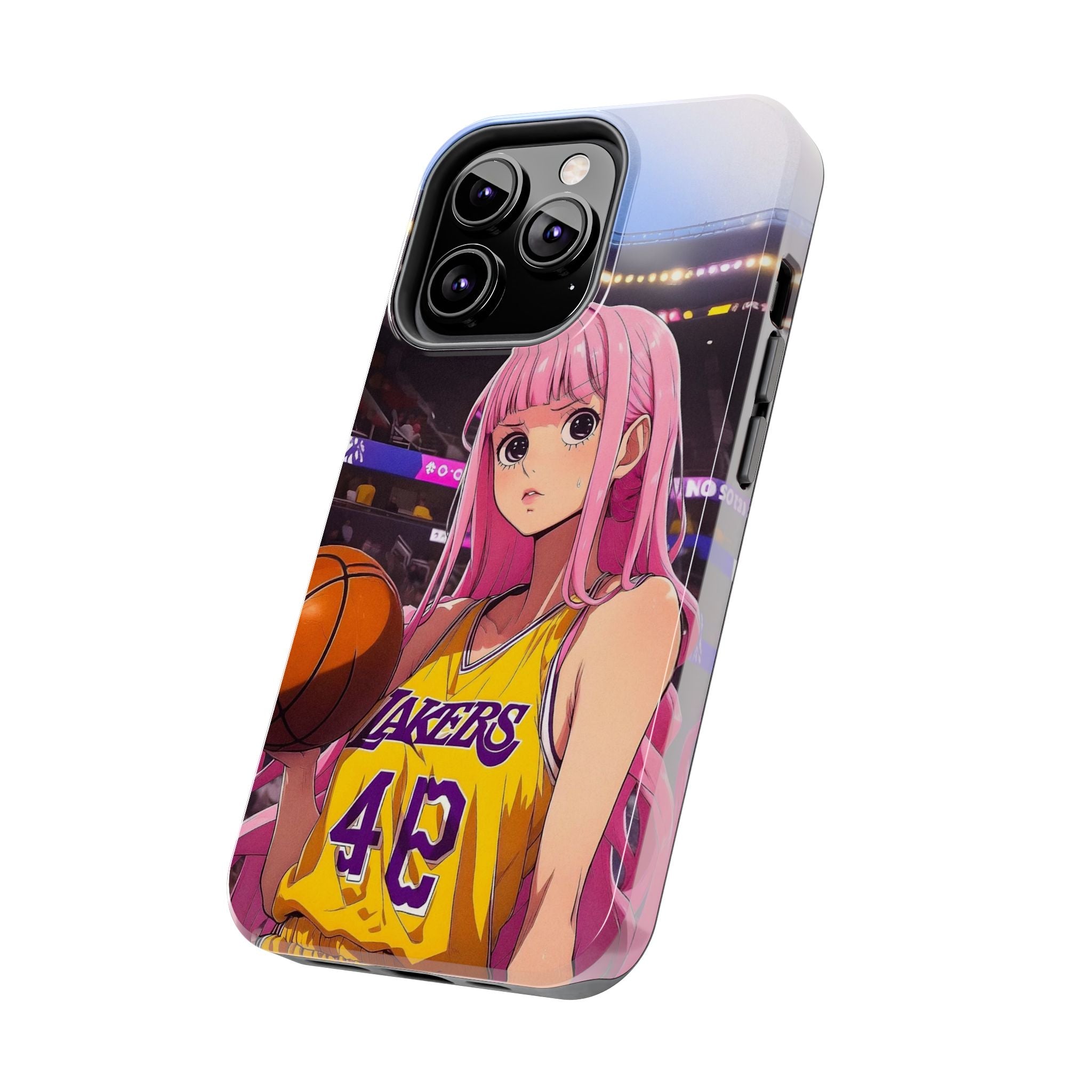 Sporty Anime Phone Cases - Tough Protection, Unique Basketball Design, Gift for Fans, Durable Soft Case, Perfect for Sports Lovers