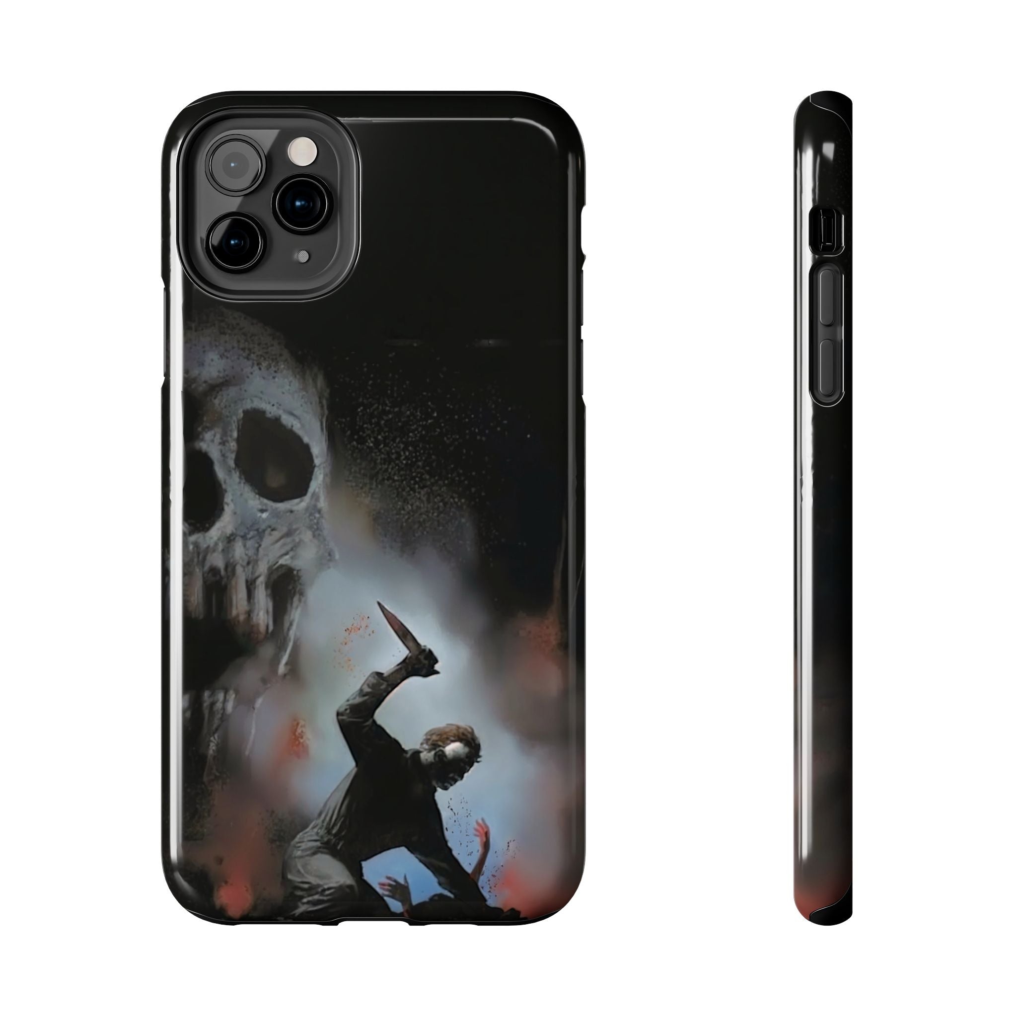 Gritty Horror Phone Cases for Fans, Tough Phone Cover, Unique Gift, Scary Design, Halloween Accessory, Movie Memorabilia