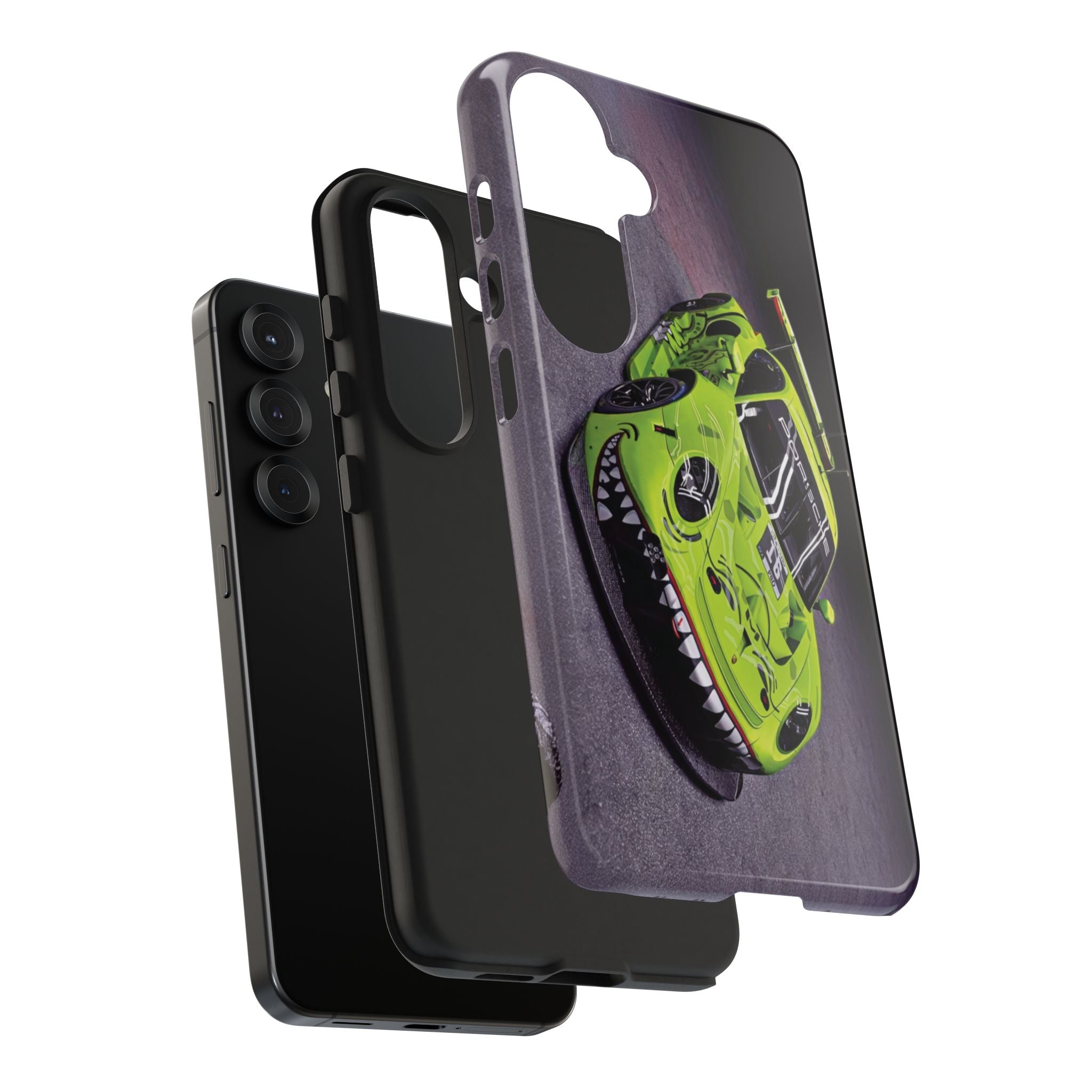 Vibrant Racing Phone Cases, Tough Car Protection, Gift for Car Lovers, Personalized Auto-Themed Accessories, Unique Tech Gifts