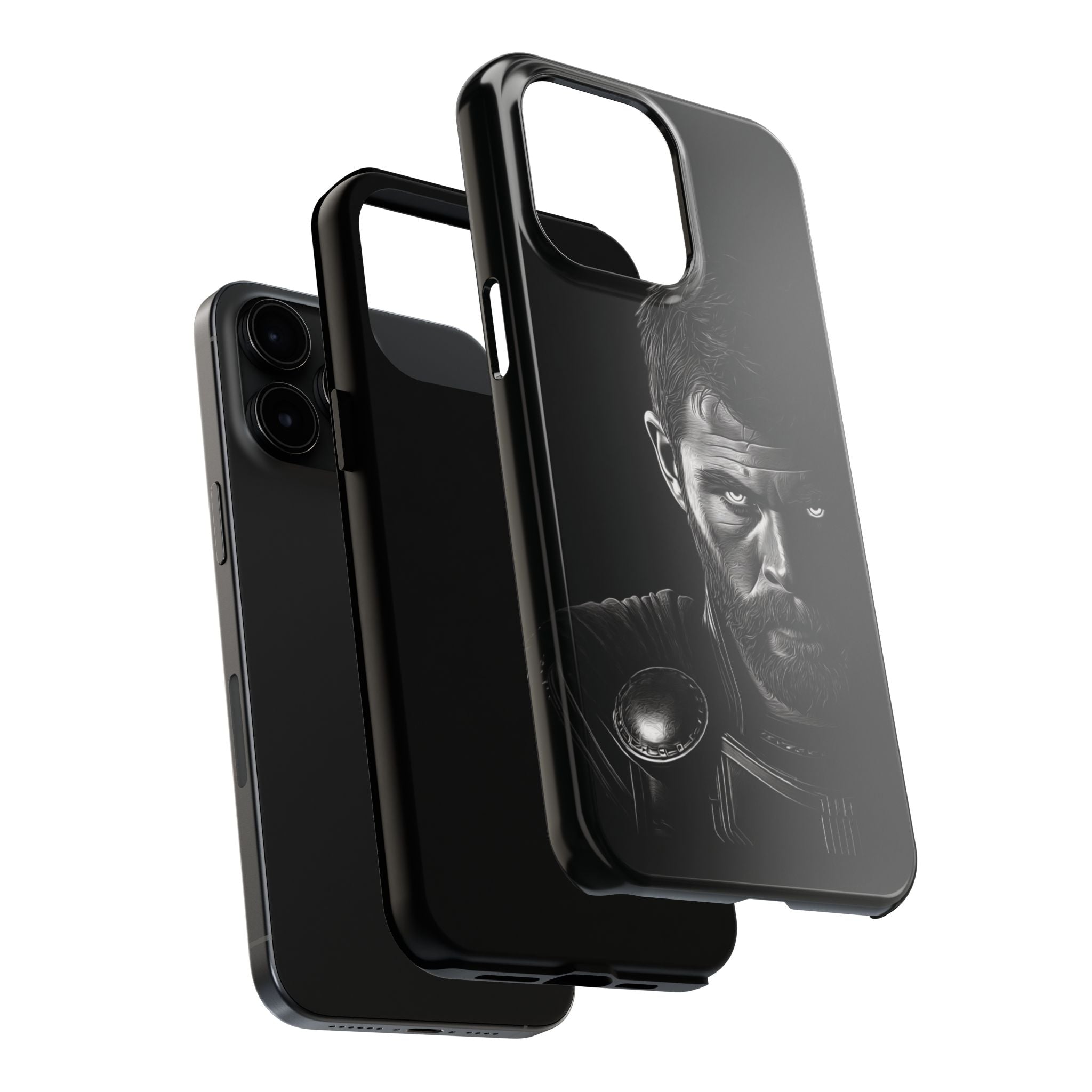 Tough Phone Cases featuring Warrior Design, Rugged Protector, Gift for Adventurers, Customizable Case, Durable Phone Cover