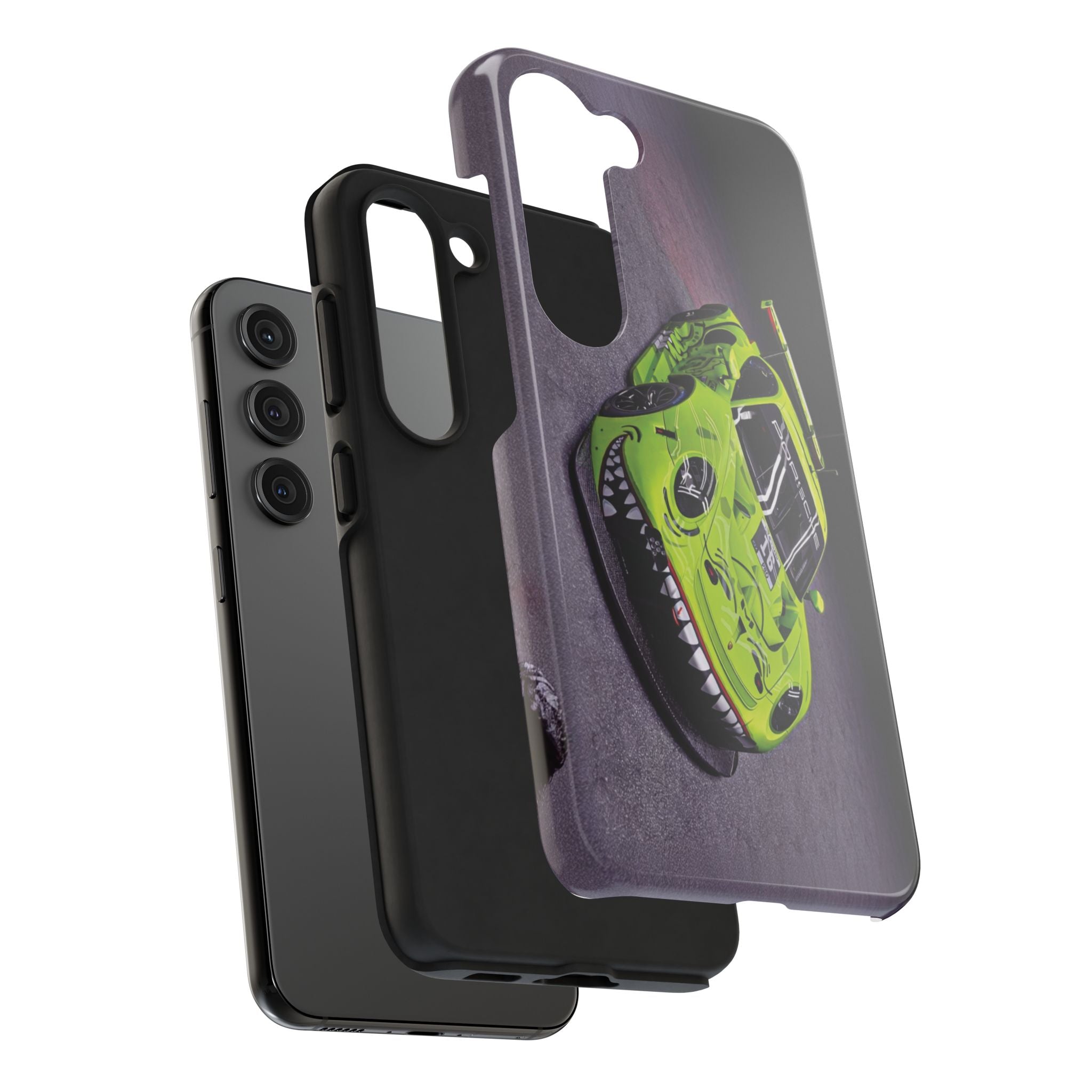 Vibrant Racing Phone Cases, Tough Car Protection, Gift for Car Lovers, Personalized Auto-Themed Accessories, Unique Tech Gifts