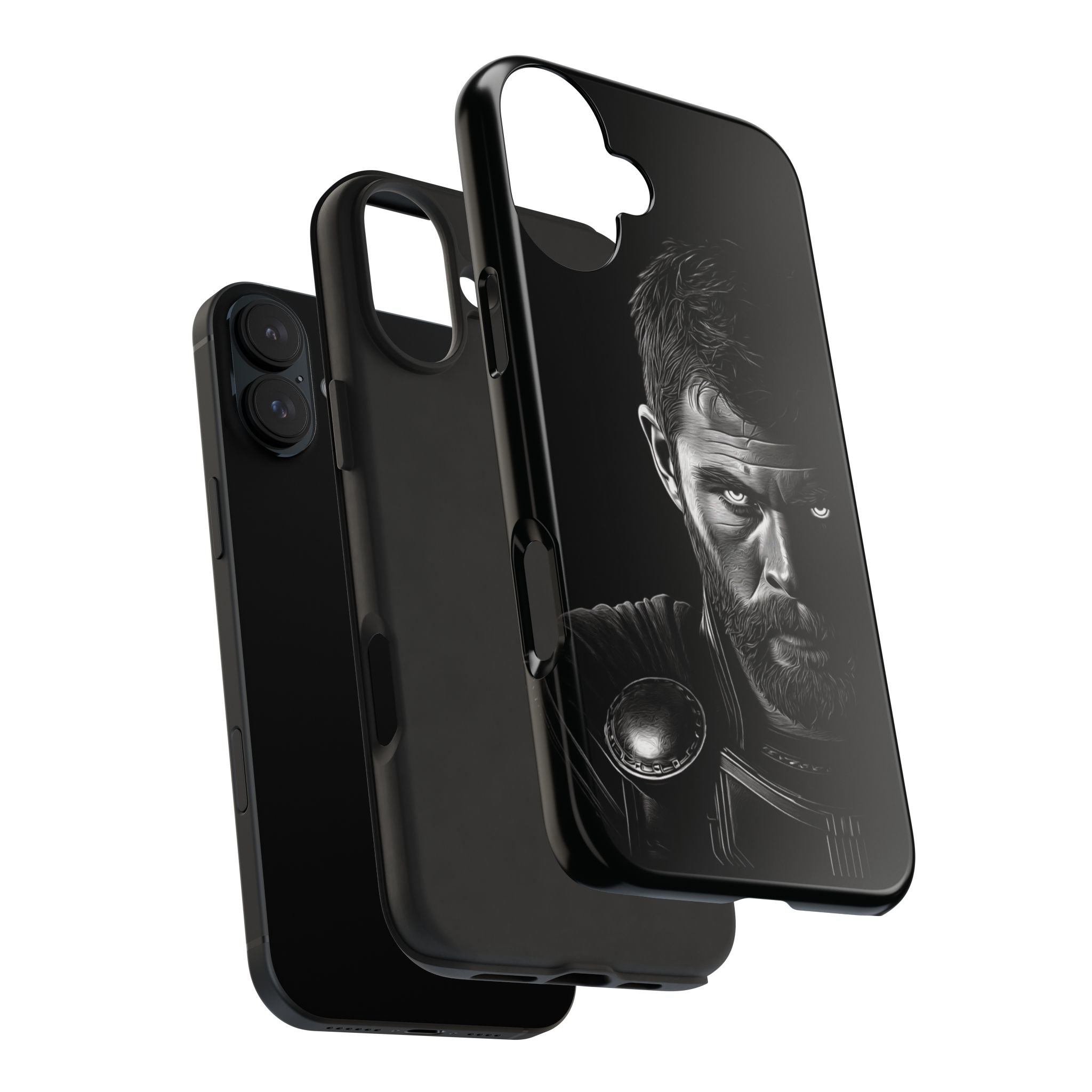Tough Phone Cases featuring Warrior Design, Rugged Protector, Gift for Adventurers, Customizable Case, Durable Phone Cover