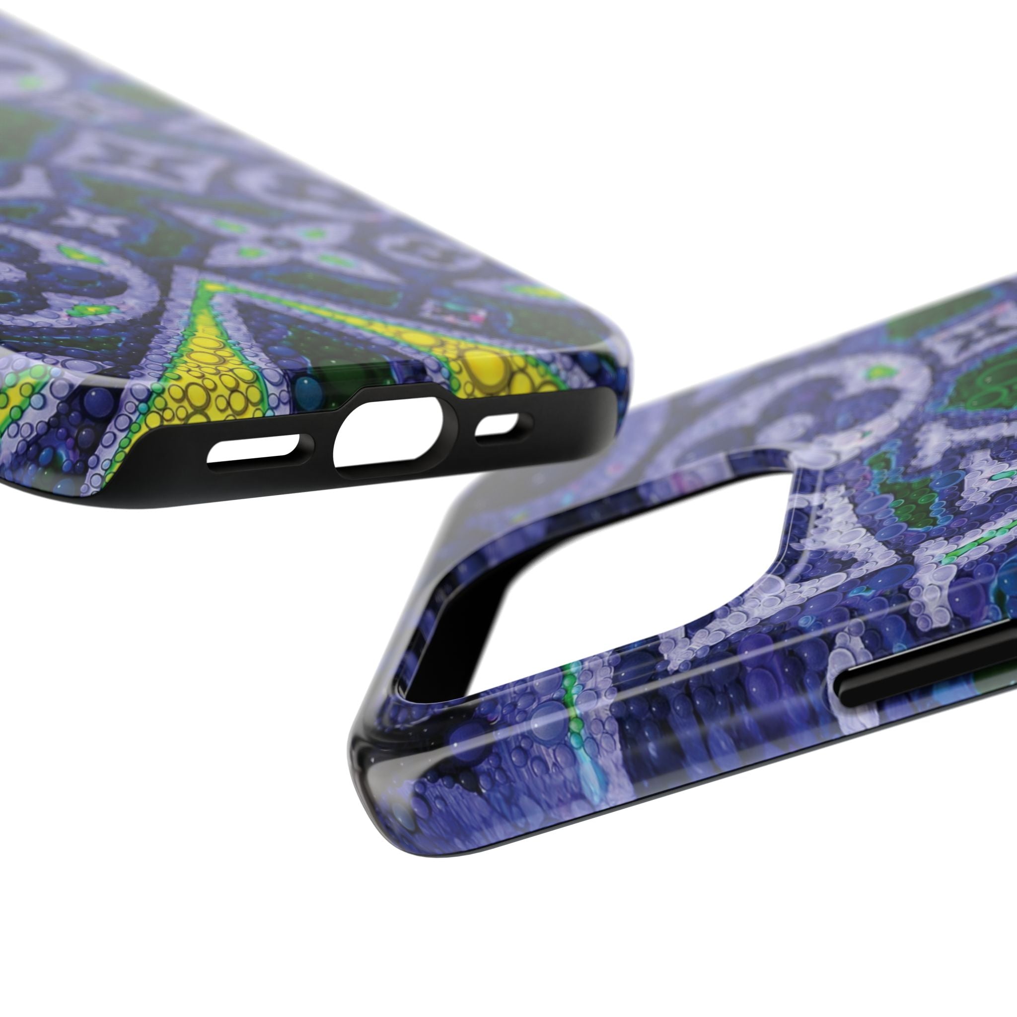 Vibrant Designer Phone Cases for Style Lovers, Tough Phone Cover, Fashionable Tech Accessory, Luxe Gift, Durable Case for Daily Use