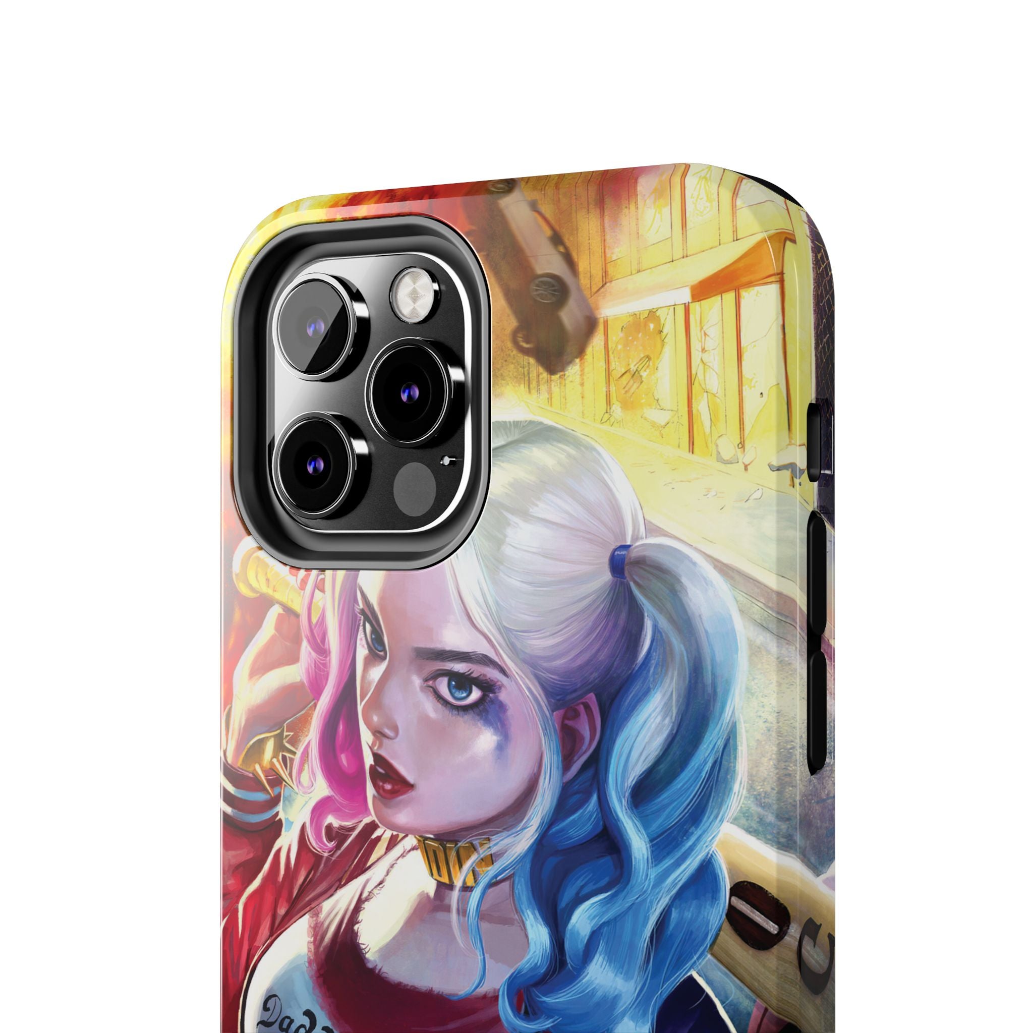 Harley Quinn Tough Phone Cases, Stylish Phone Protector for Women, Anime Style Mobile Cover, Unique Gift for Gamers, Pop Culture Accessories