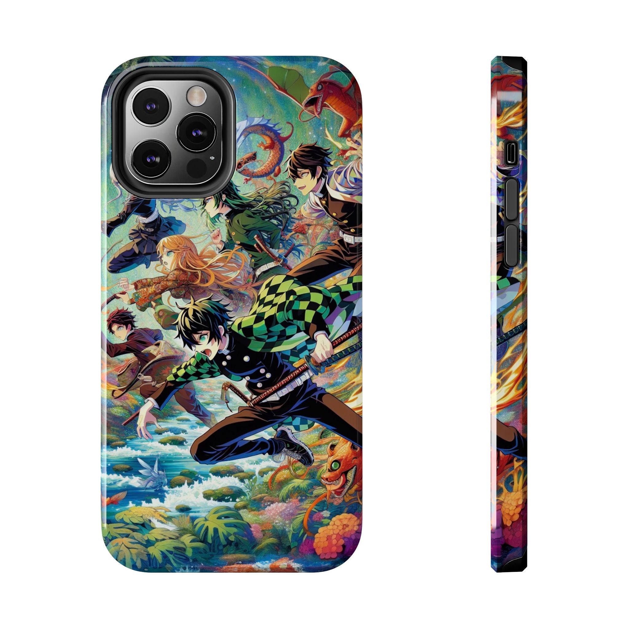 Vibrant Anime Tough Phone Cases, Protective Covers, Gifts for Fans, Geeky Accessories, Birthday or Holiday Presents