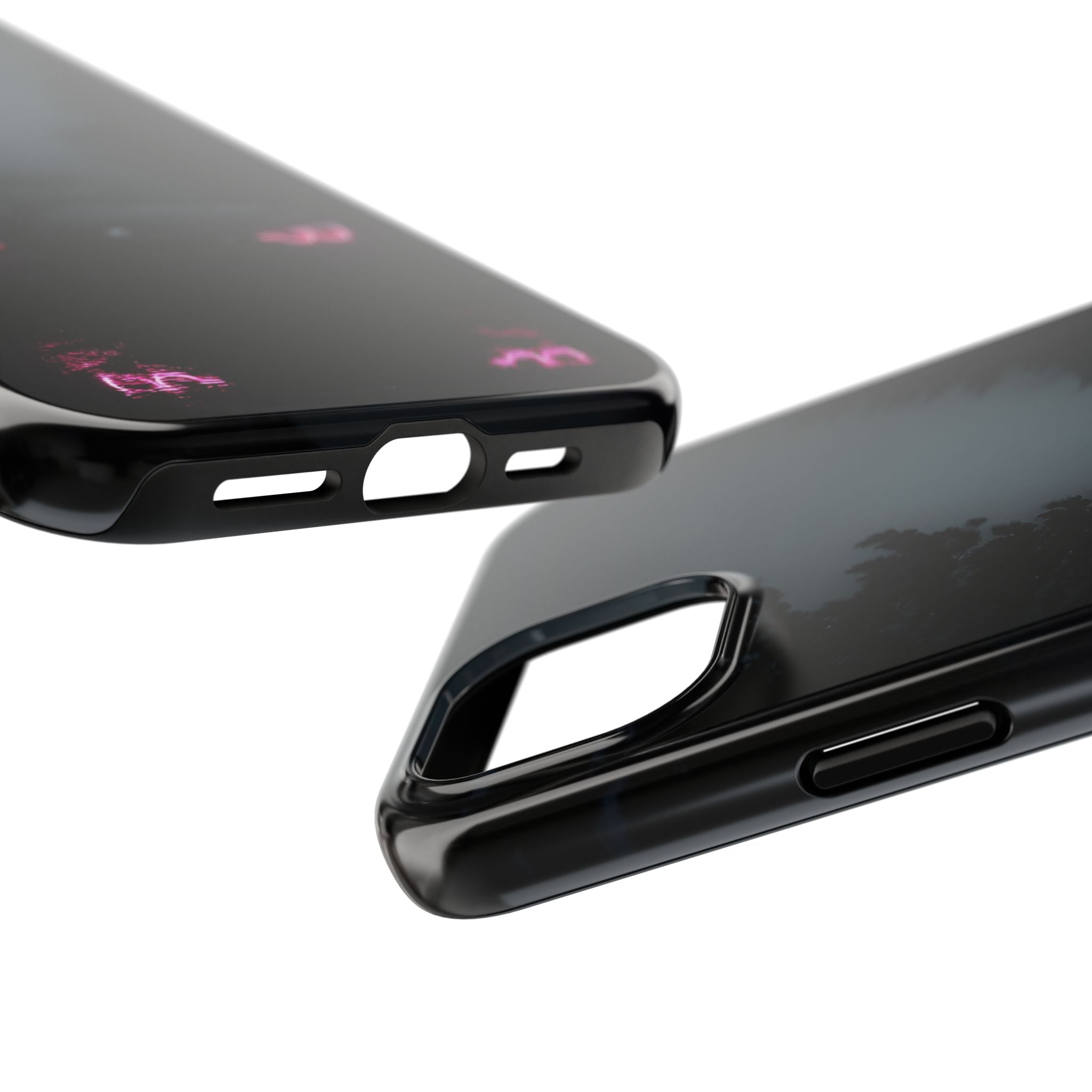 Tough Phone Case with Neon Car Design, Durable Smartphone Cover, Gift for Car Enthusiasts, Unique Accessory for Him, Perfect for Birthdays