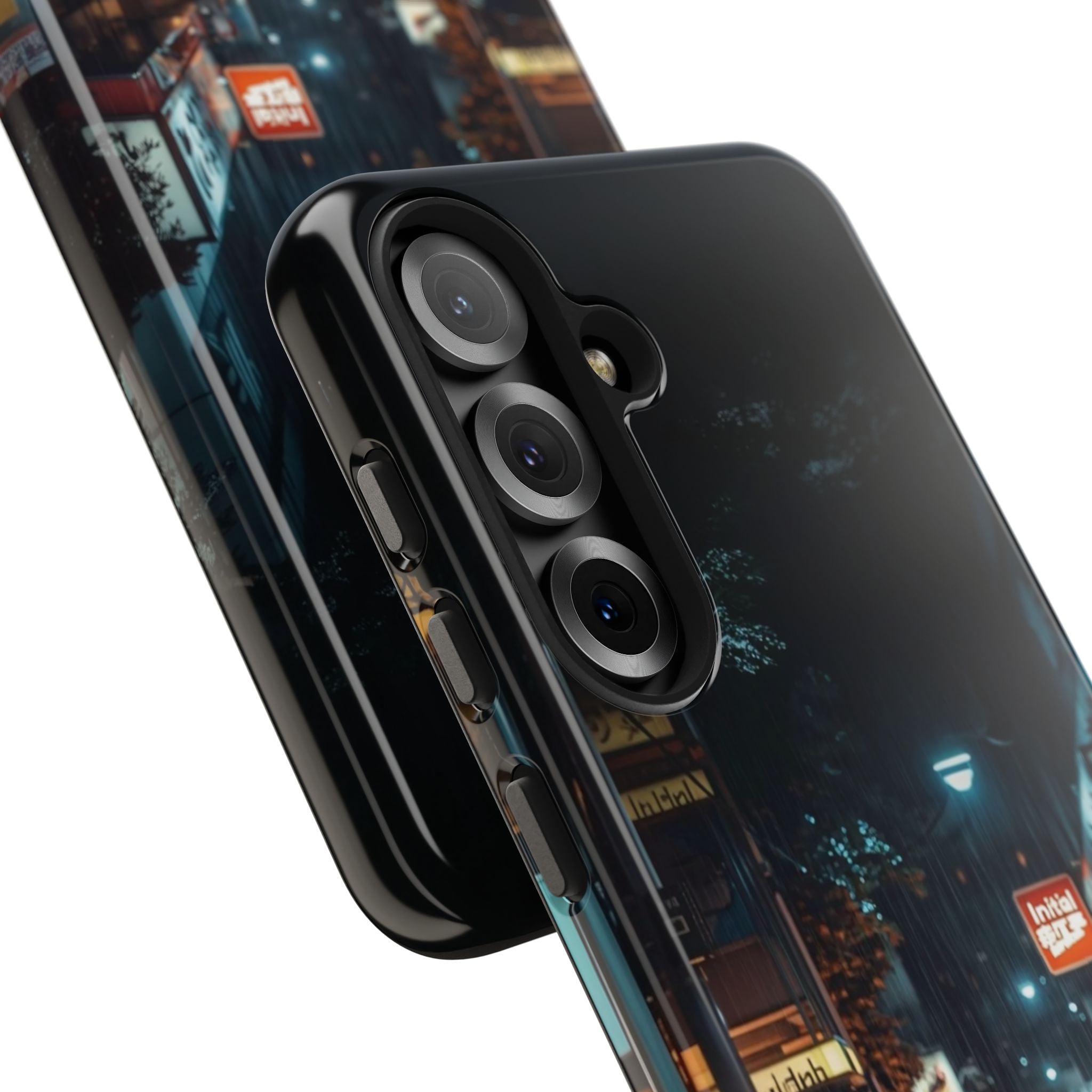 Night Cityscape Phone Cases, Urban Aesthetic Case, Tough Protection Case, Perfect Gift for Car Lovers, Ideal for Birthdays, Holidays