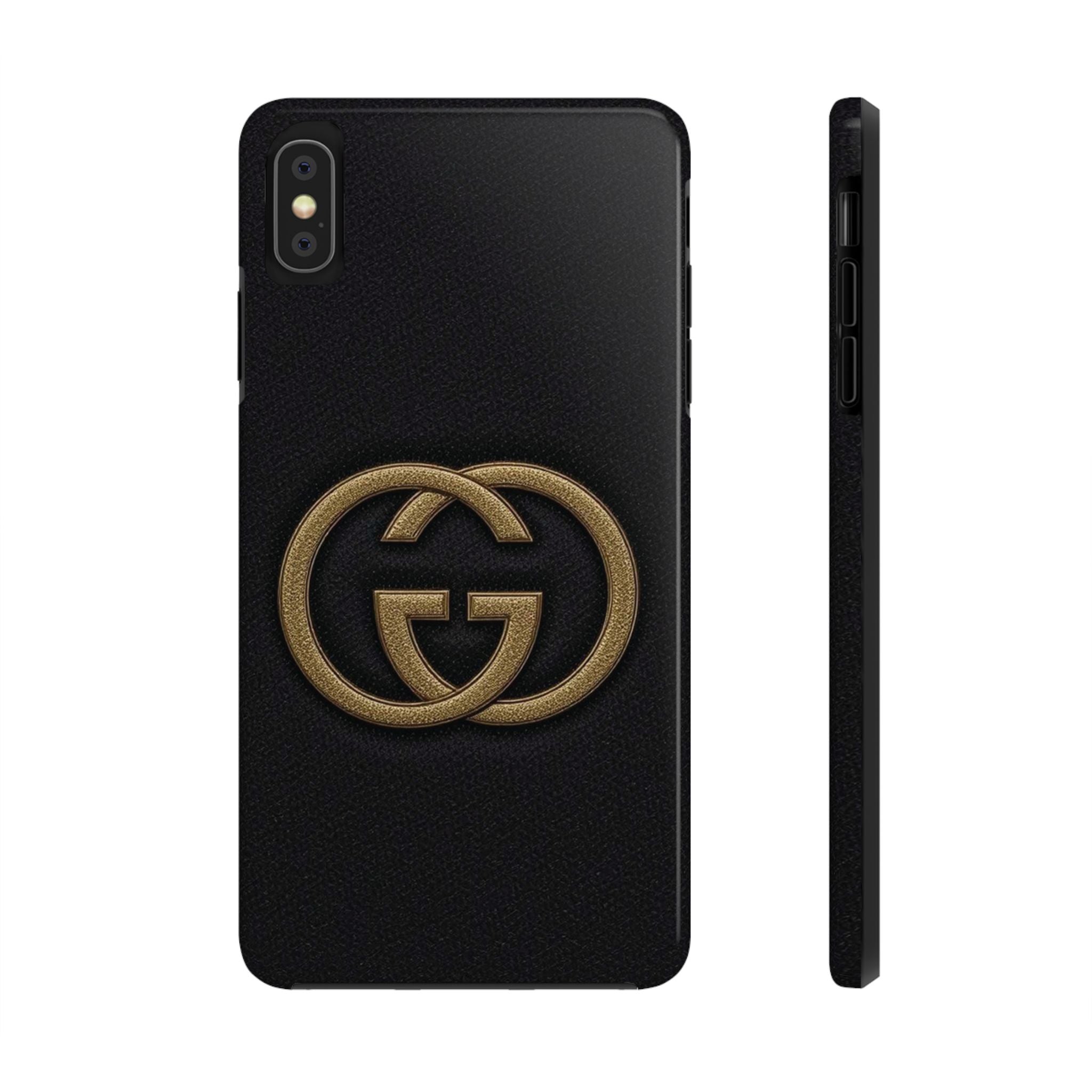 Stylish Tough Phone Cases with Elegant Logo, Durable Protection, Fashion Accessory, Smartphone Cases, Gift for Her or Him