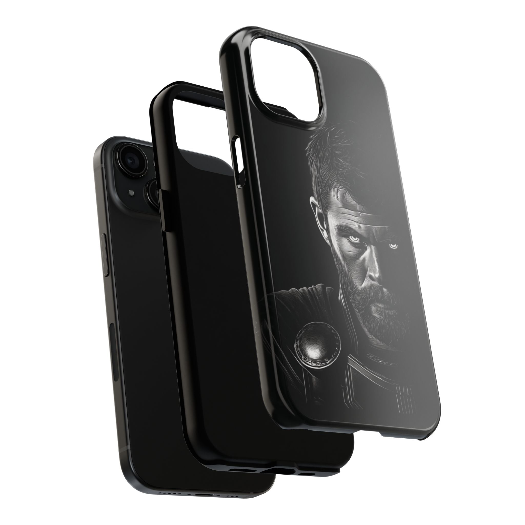 Tough Phone Cases featuring Warrior Design, Rugged Protector, Gift for Adventurers, Customizable Case, Durable Phone Cover