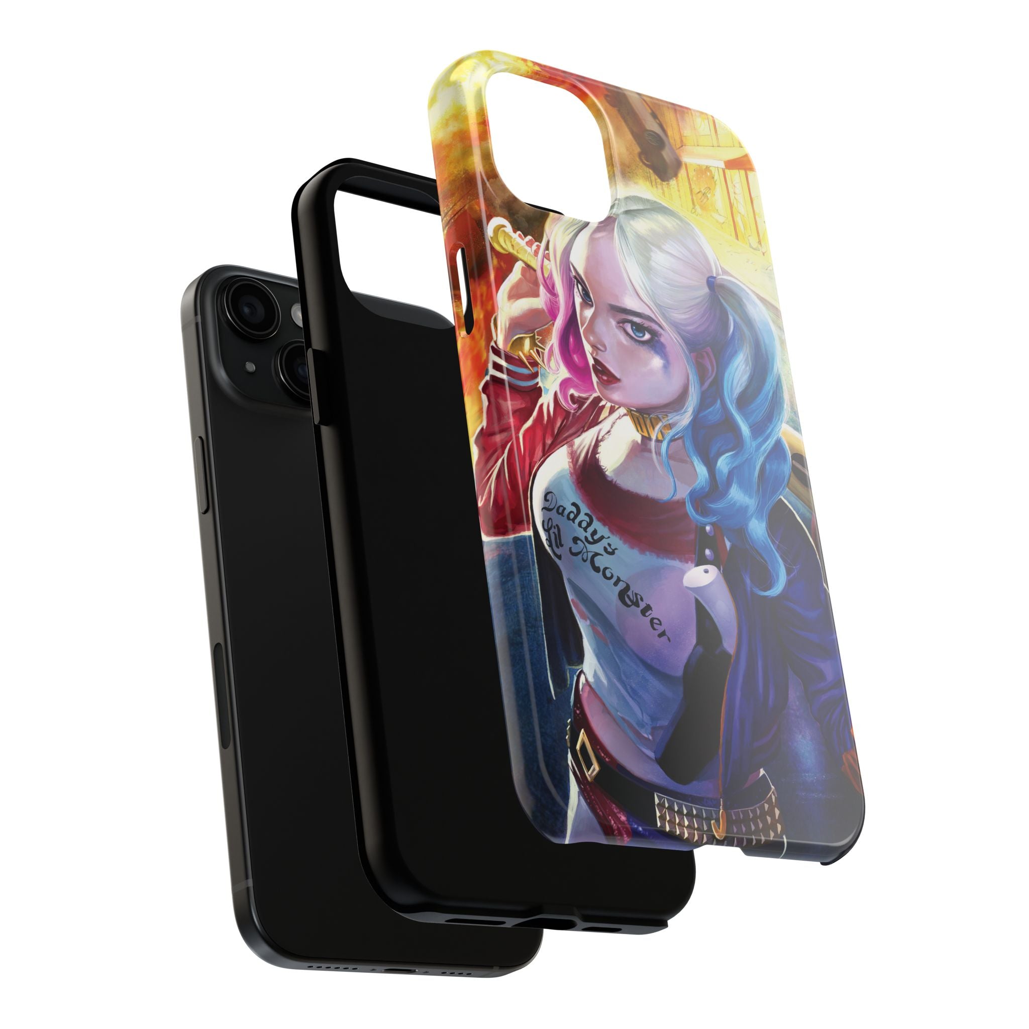 Harley Quinn Tough Phone Cases, Stylish Phone Protector for Women, Anime Style Mobile Cover, Unique Gift for Gamers, Pop Culture Accessories