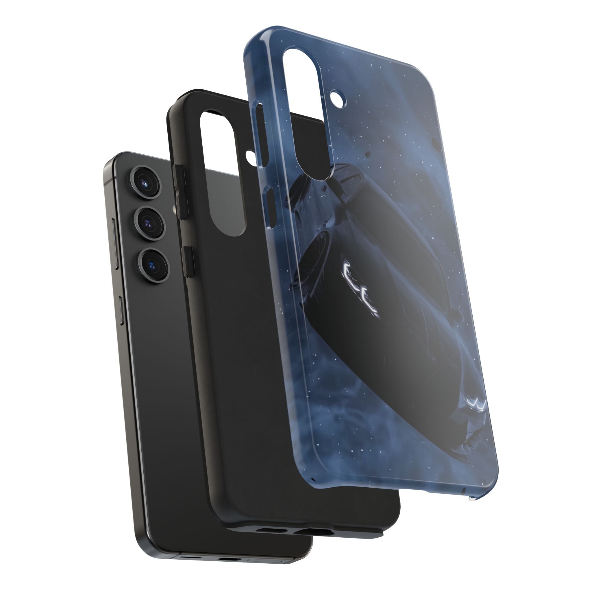 Car Enthusiast Phone Case | Tough Phone Cases, Car Lover Gift, Durable Cover, Automotive Accessories, Black Car Design