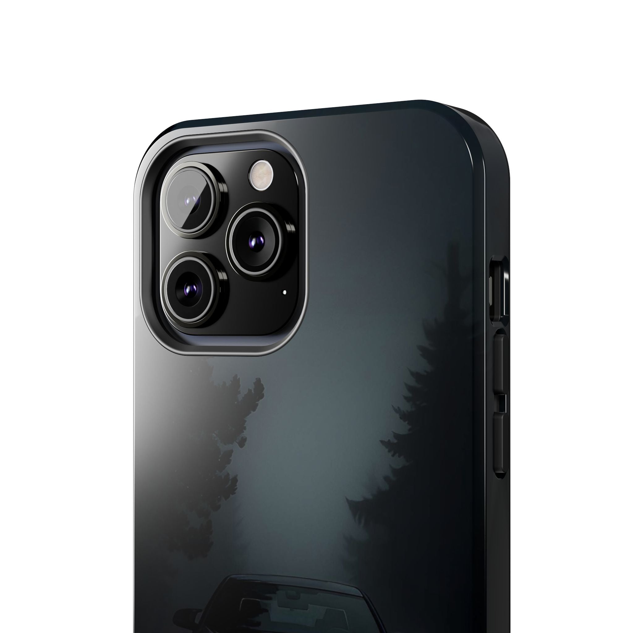 Tough Phone Case with Neon Car Design, Durable Smartphone Cover, Gift for Car Enthusiasts, Unique Accessory for Him, Perfect for Birthdays