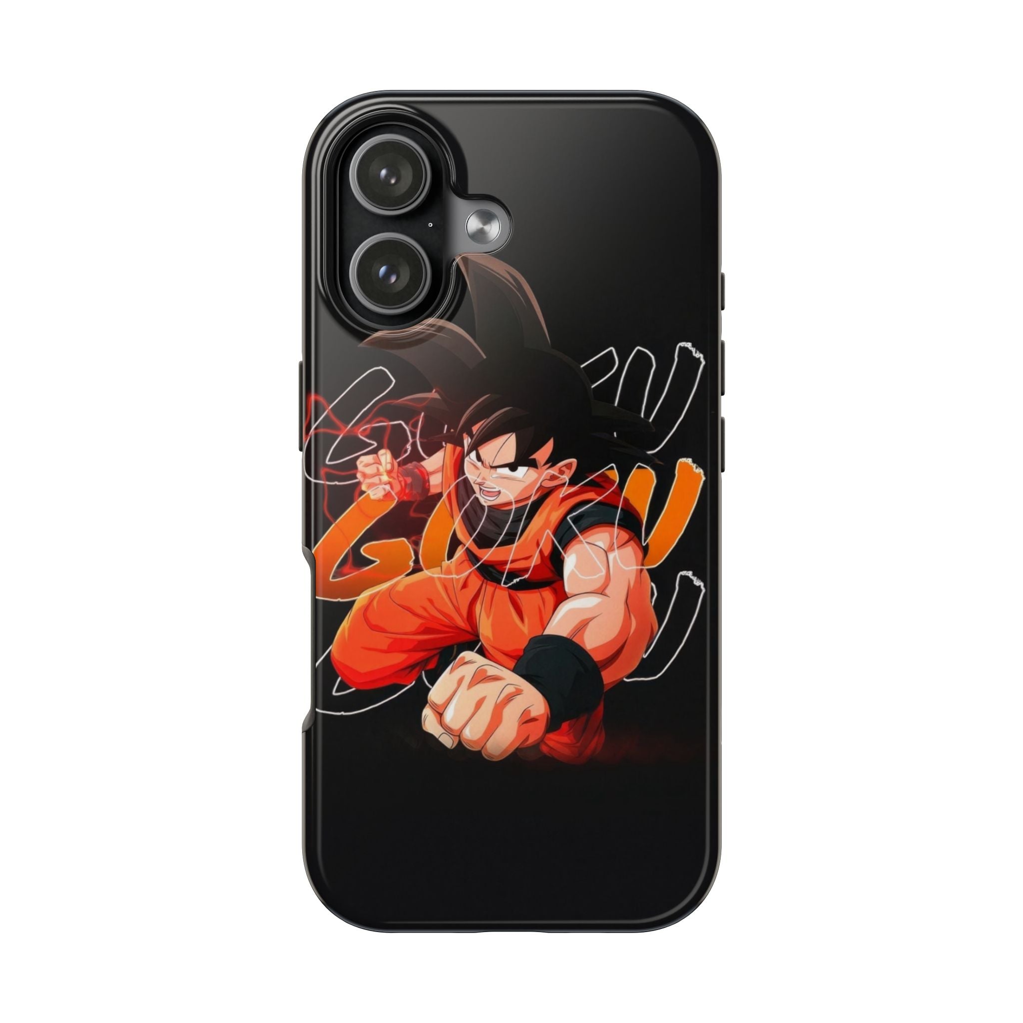 Anime Tough Phone Cases, Goku Strength Case, Durable Phone Cover, Gaming Phone Accessory, Cartoon Phone Case, Gift for Fans