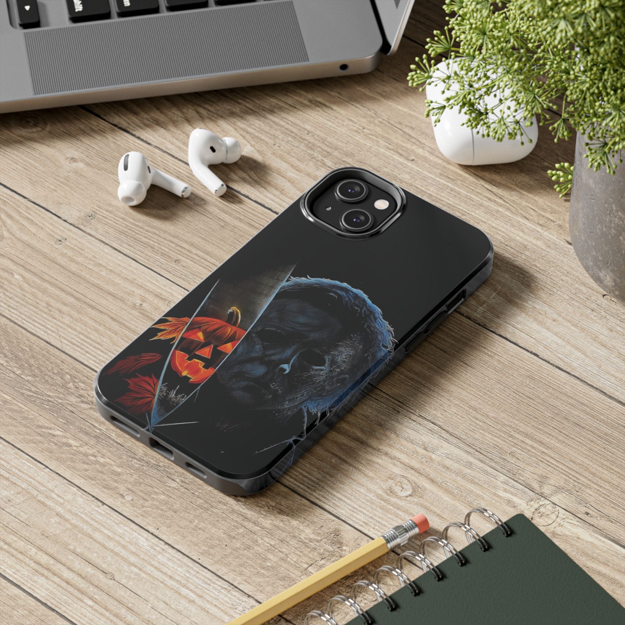 Halloween Horror Phone Case, Tough Phone Cover, Michael Myers Design, Fall Aesthetic, Perfect Gift for Horror Fans