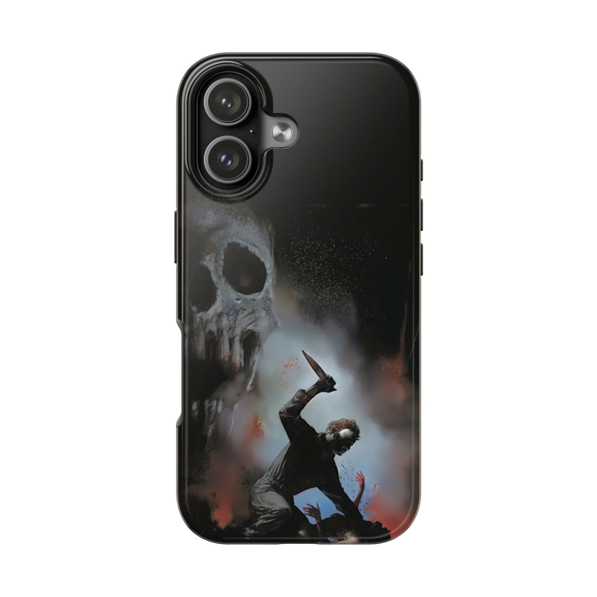 Gritty Horror Phone Cases for Fans, Tough Phone Cover, Unique Gift, Scary Design, Halloween Accessory, Movie Memorabilia