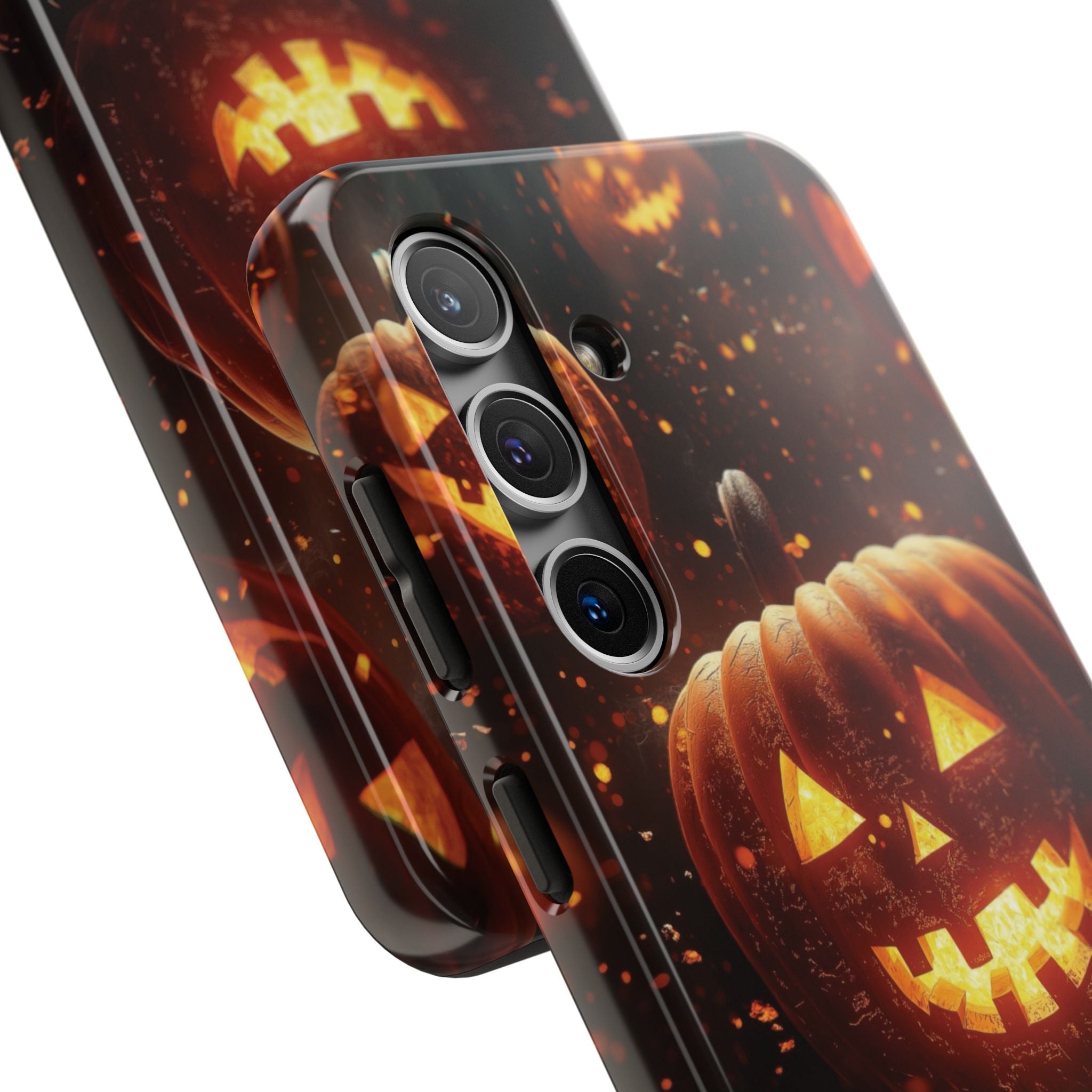 Halloween Pumpkin Tough Phone Cases, Spooky Mobile Covers, Fall Decor, Halloween Gift, Pumpkin Design, Halloween Accessories