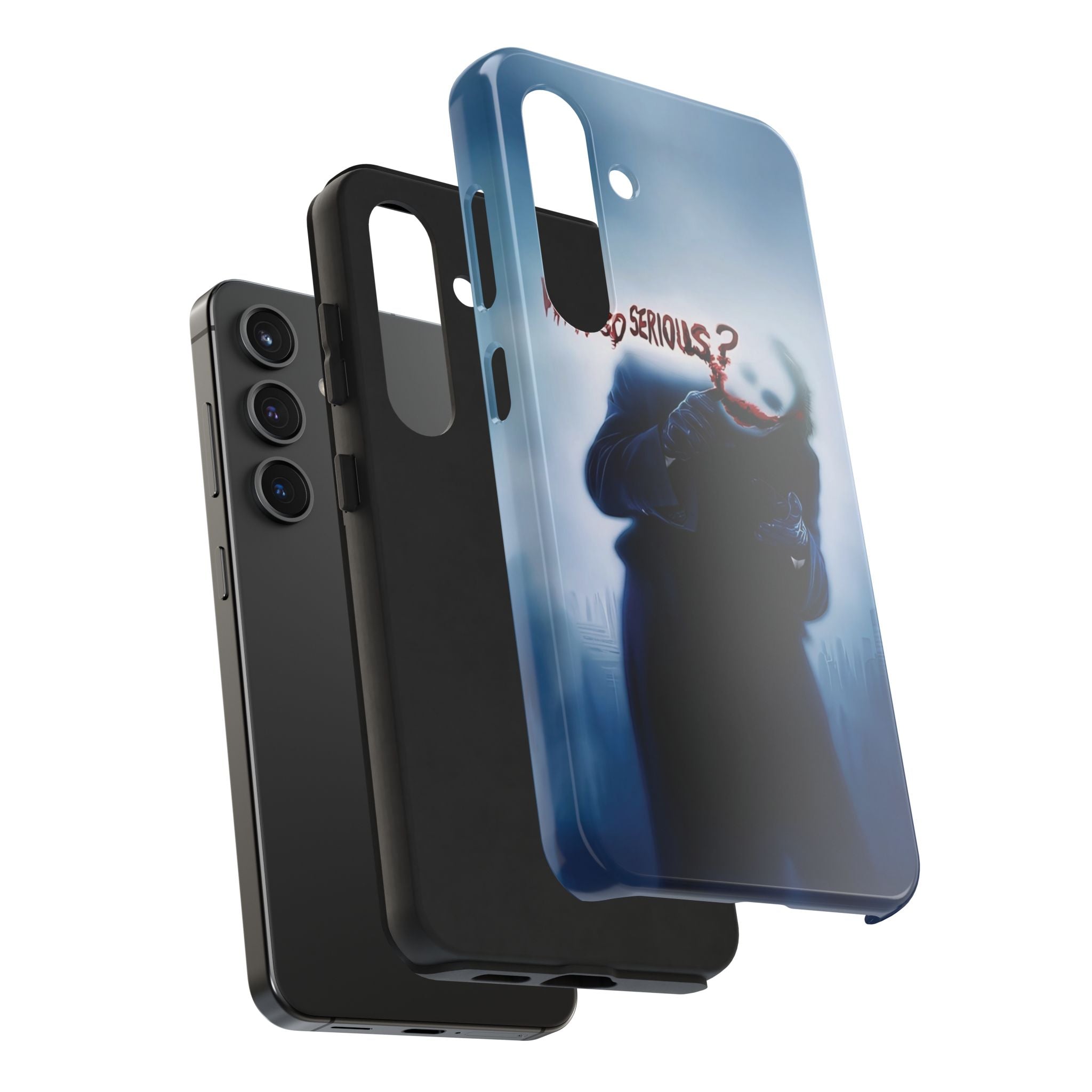 Tough Phone Cases, Dark Humor Phone Cover, Joker Inspired Case, Gifts for Movie Fans, Unique Phone Protector, Cool Accessories