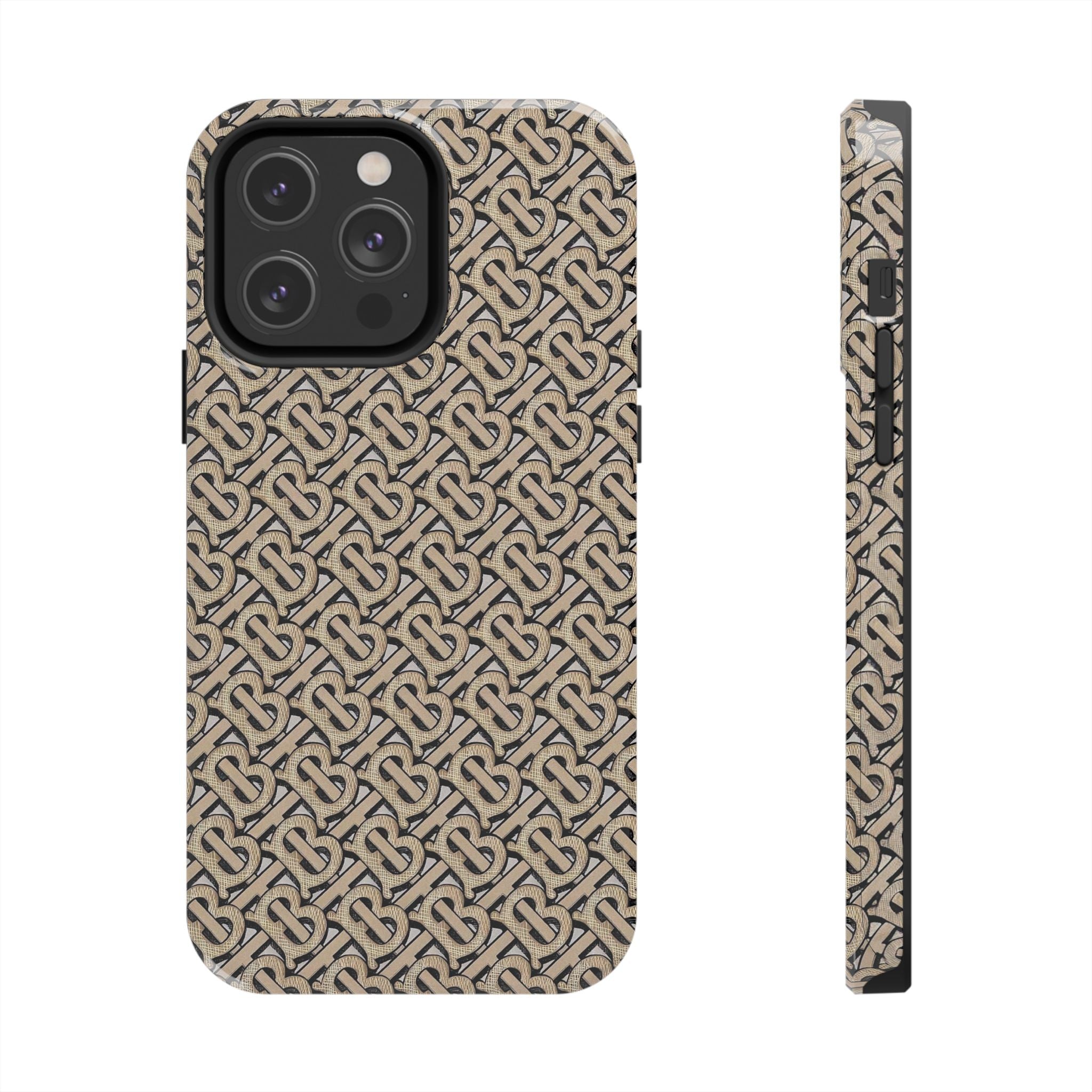 Elegant Interwoven Pattern Tough Phone Cases, Stylish Phone Covers, Durable Cases for Everyday Adventures, Gift for Phone Lovers