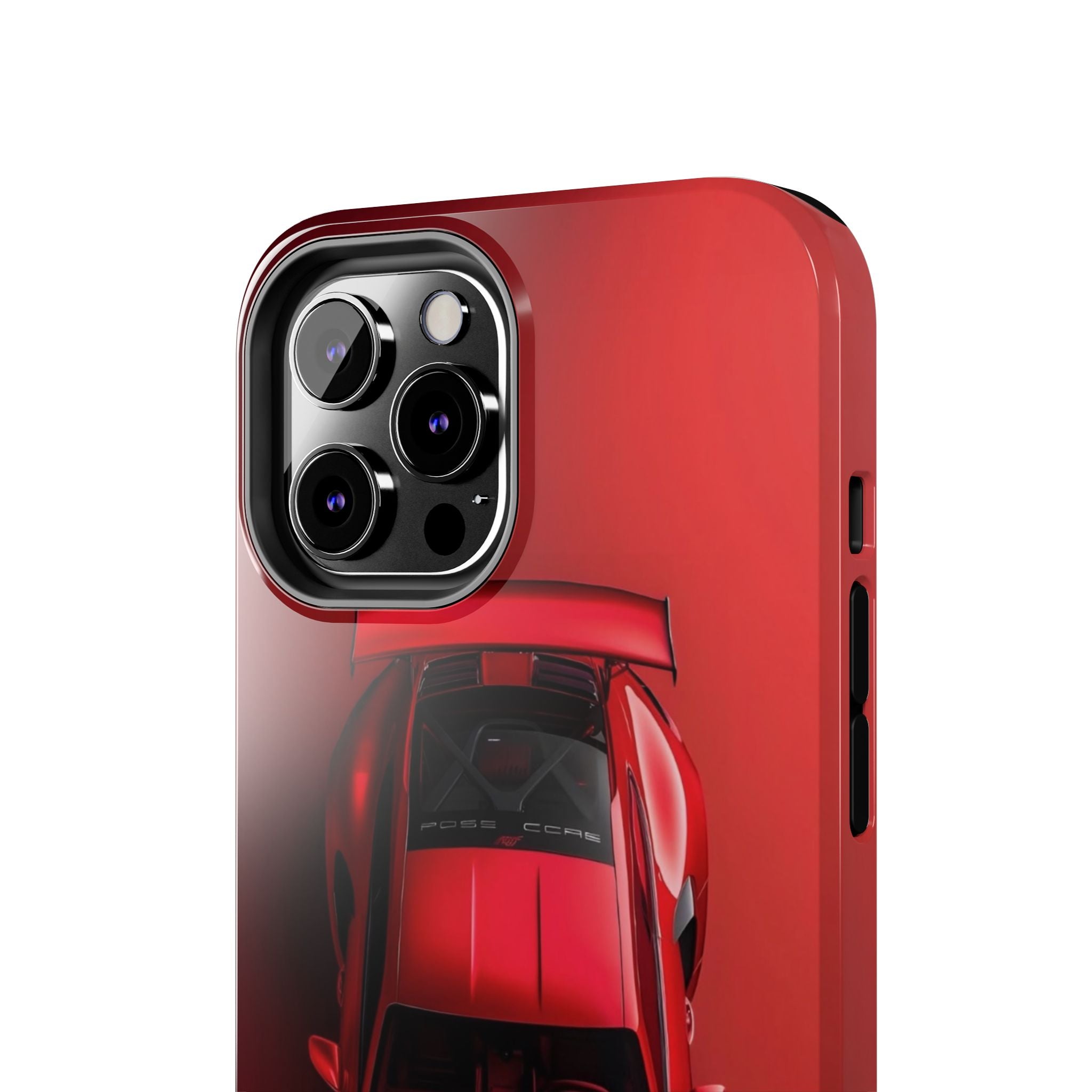 Sleek Sports Car Phone Cases for Automotive Enthusiasts, Durable Phone Covers, Car Lover Gifts, Stylish Tech Accessories, Red Racing Design