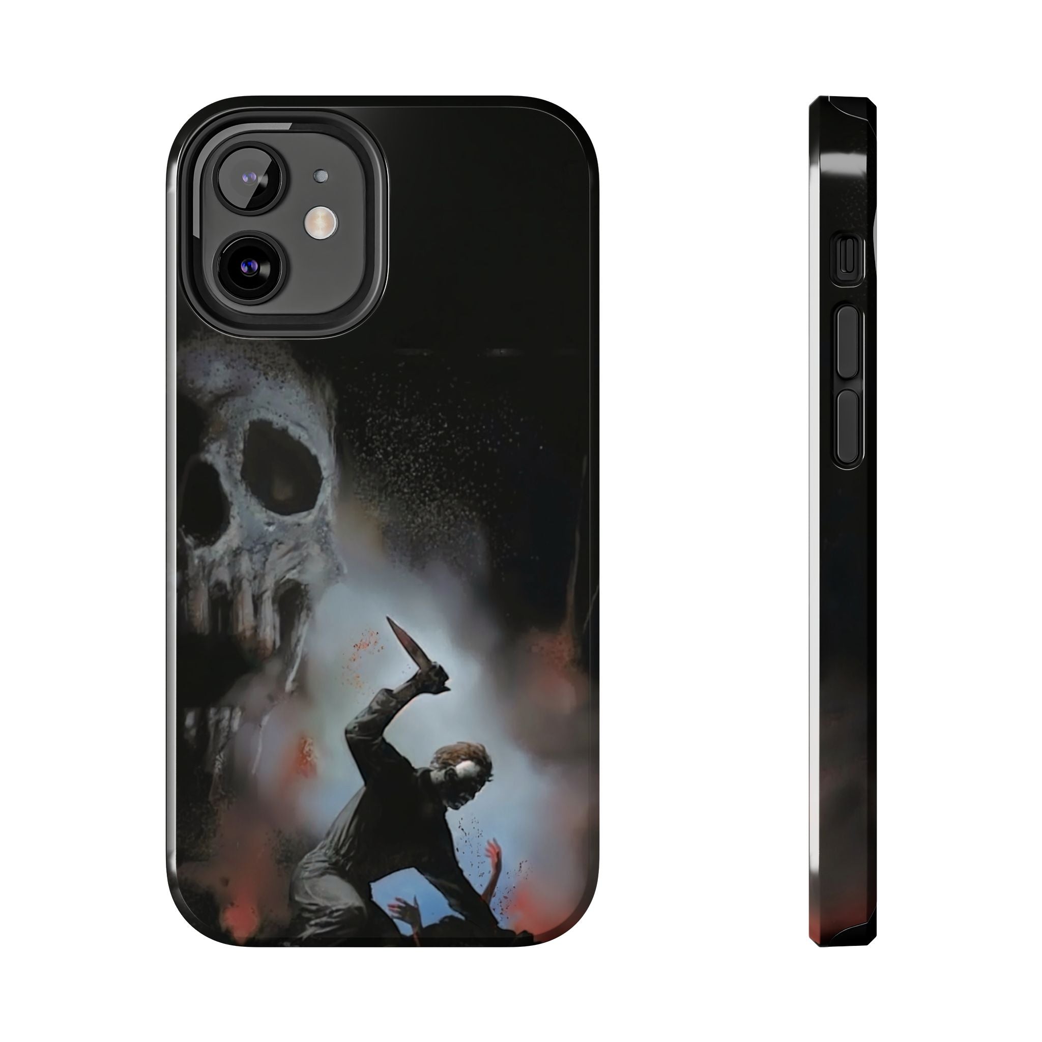 Gritty Horror Phone Cases for Fans, Tough Phone Cover, Unique Gift, Scary Design, Halloween Accessory, Movie Memorabilia