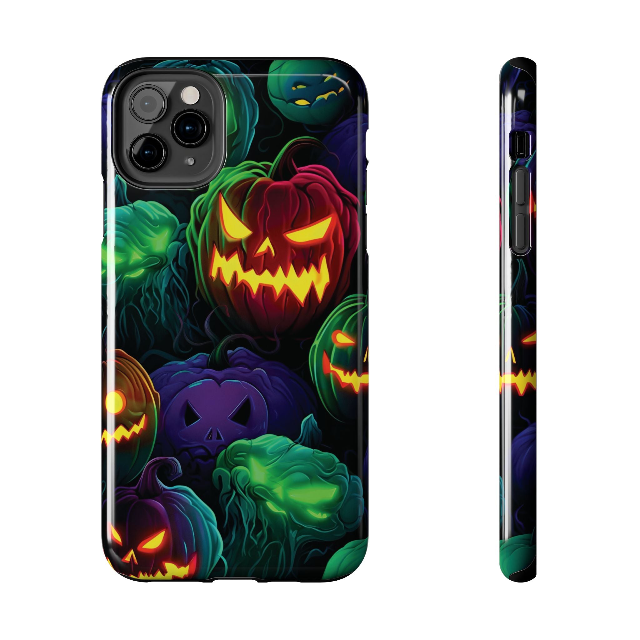 Halloween Pumpkin Phone Case, Spooky Fall Accessory, Tough Phone Cover, Halloween Gift, Pumpkin Decor