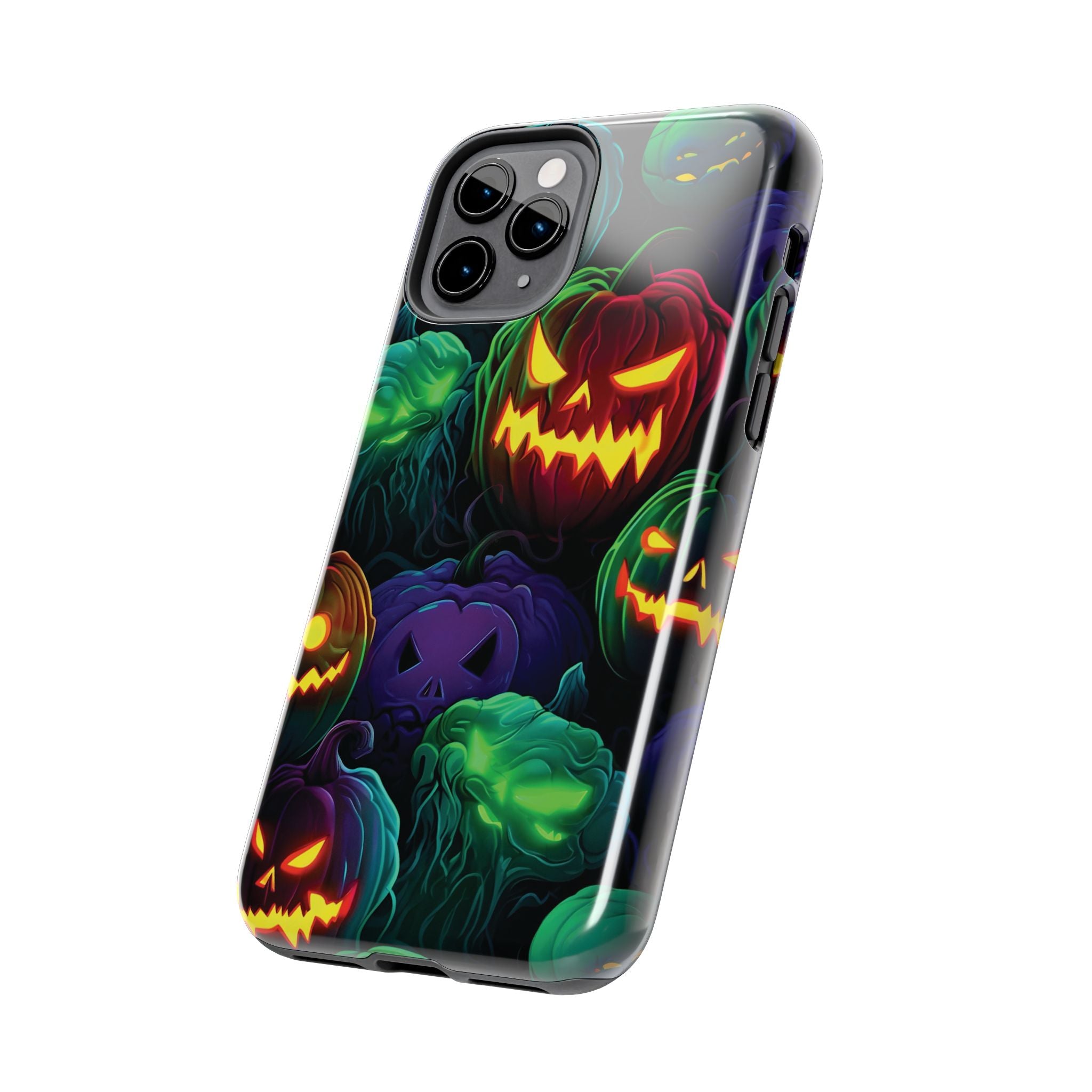 Halloween Pumpkin Phone Case, Spooky Fall Accessory, Tough Phone Cover, Halloween Gift, Pumpkin Decor