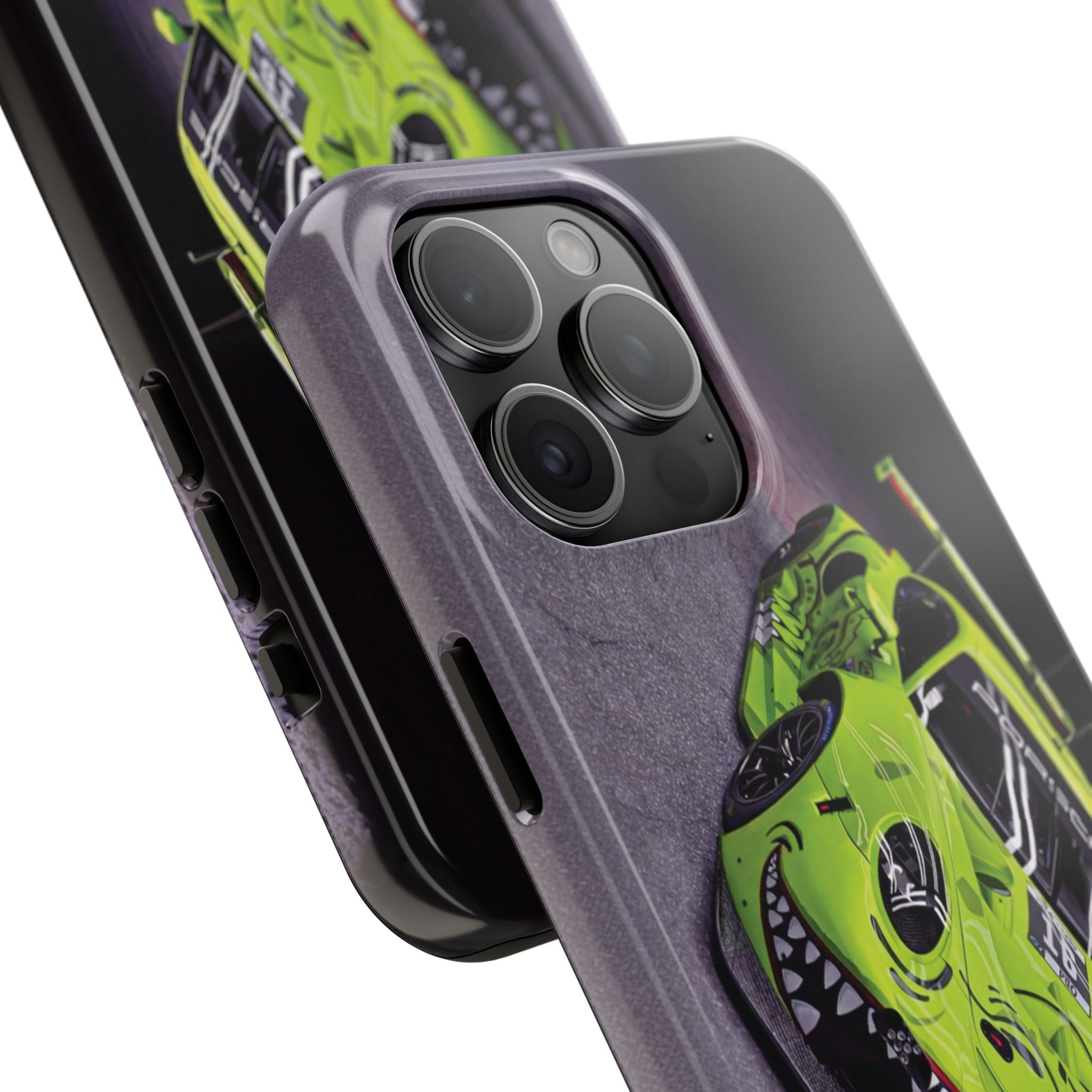 Vibrant Racing Phone Cases, Tough Car Protection, Gift for Car Lovers, Personalized Auto-Themed Accessories, Unique Tech Gifts