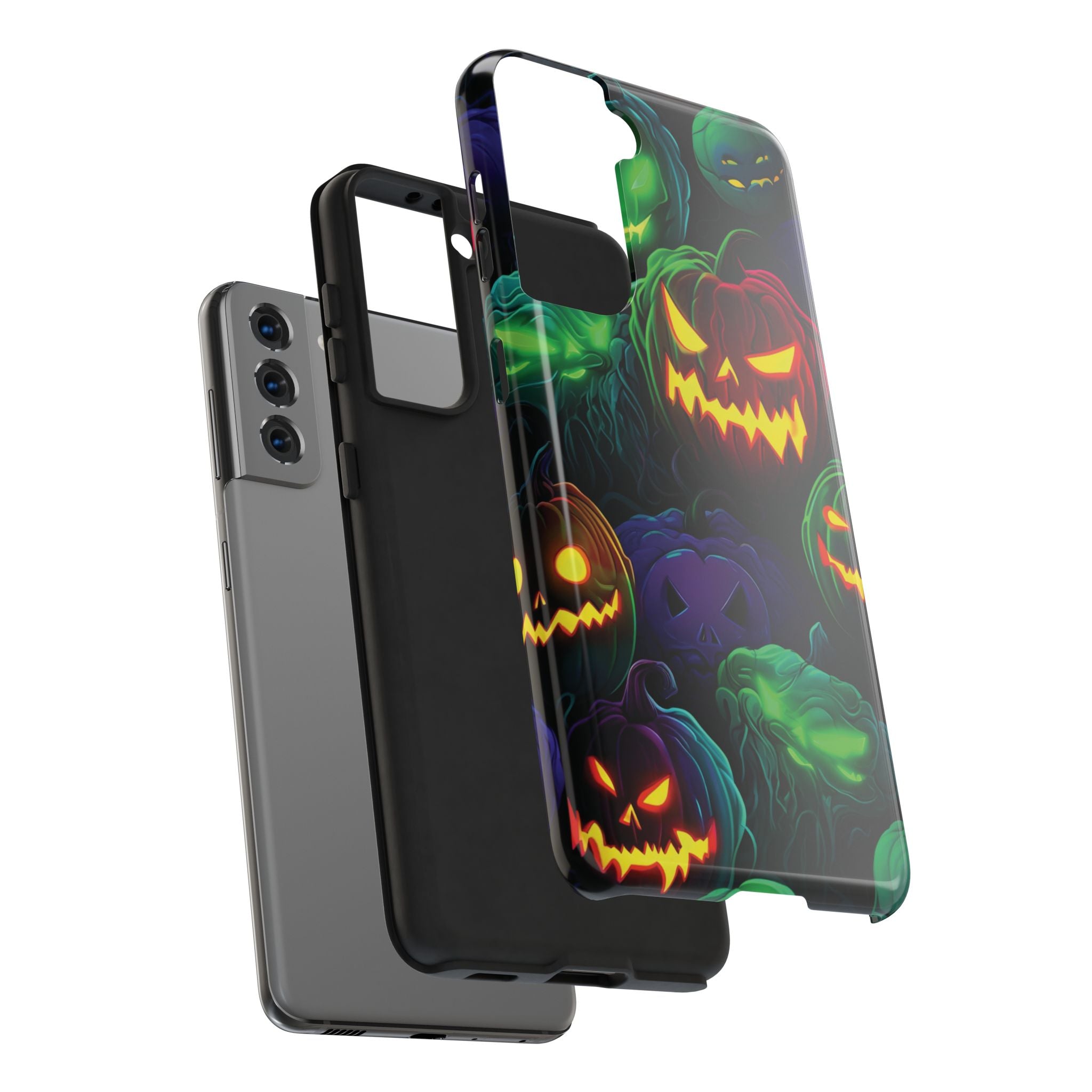 Halloween Pumpkin Phone Case, Spooky Fall Accessory, Tough Phone Cover, Halloween Gift, Pumpkin Decor